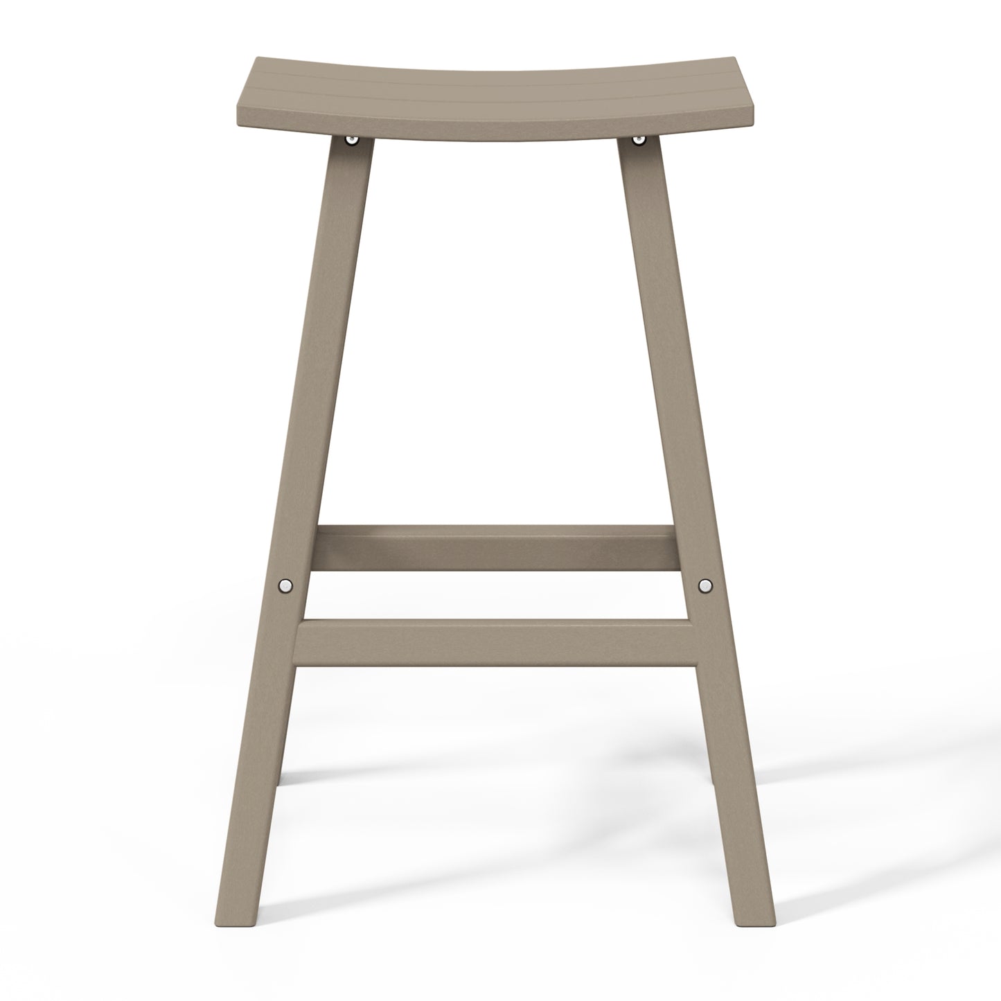 Stockholm All-Weather Outdoor Saddle Bar Stool (29" Height) Seahawk Designs Patio Bar & Counter Stools