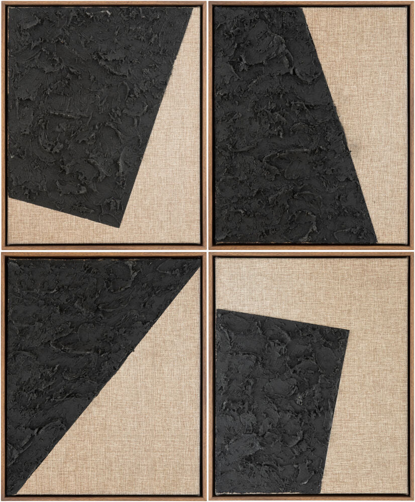 Shift Framed Art — Beige/Black