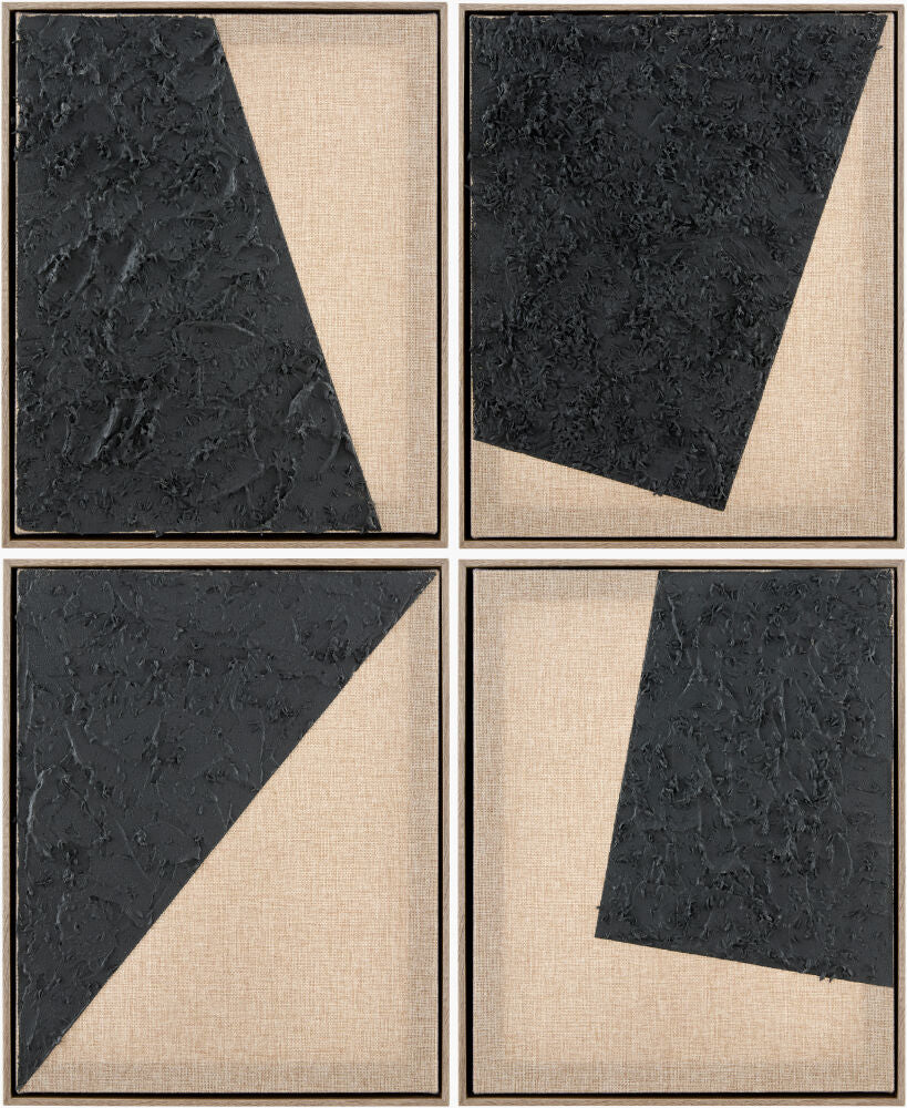 Shift Framed Art — Beige/Black