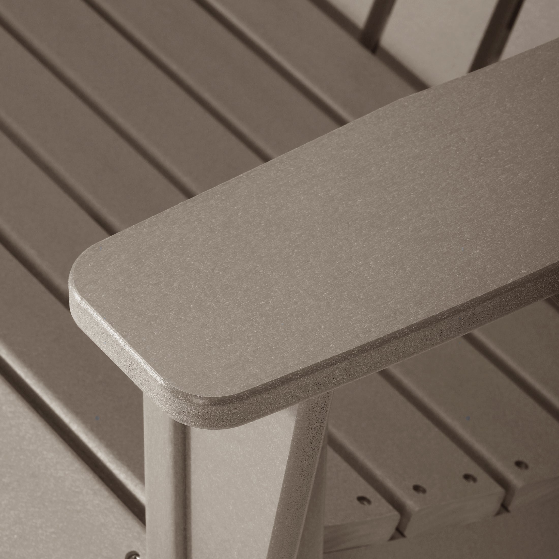 Magnolia Adirondack 49" Folding Bench Seahawk Designs Patio Benches