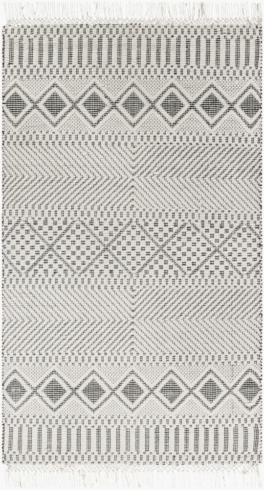 Saint Clair Handmade Rug — Black/Cream