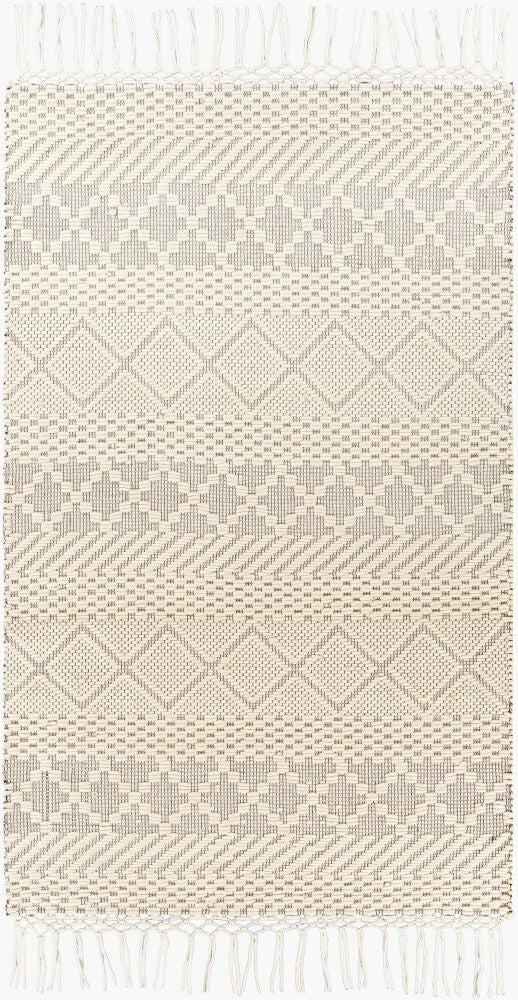 Saint Clair Handmade Rug — Black/Cream
