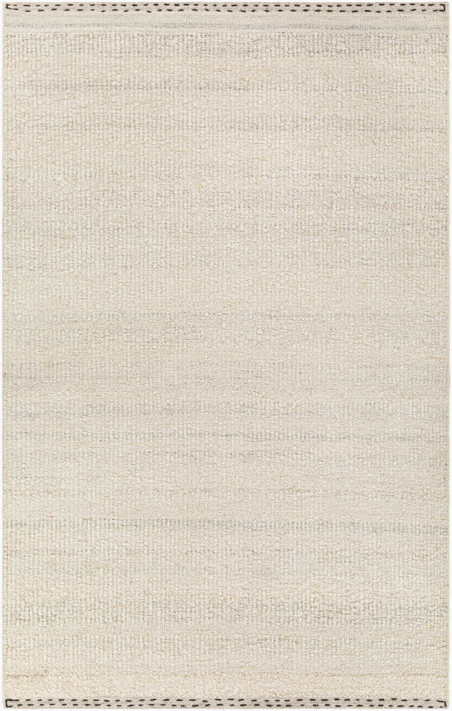 Sadie Handmade Rug — Charcoal/Cream
