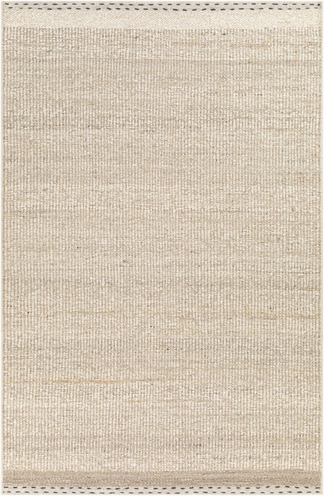 Sadie Handmade Rug — Charcoal/Cream