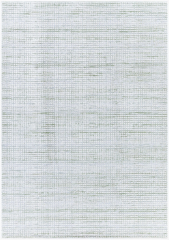 Siyah Machine Woven Rug — Dusty Sage/Light Slate