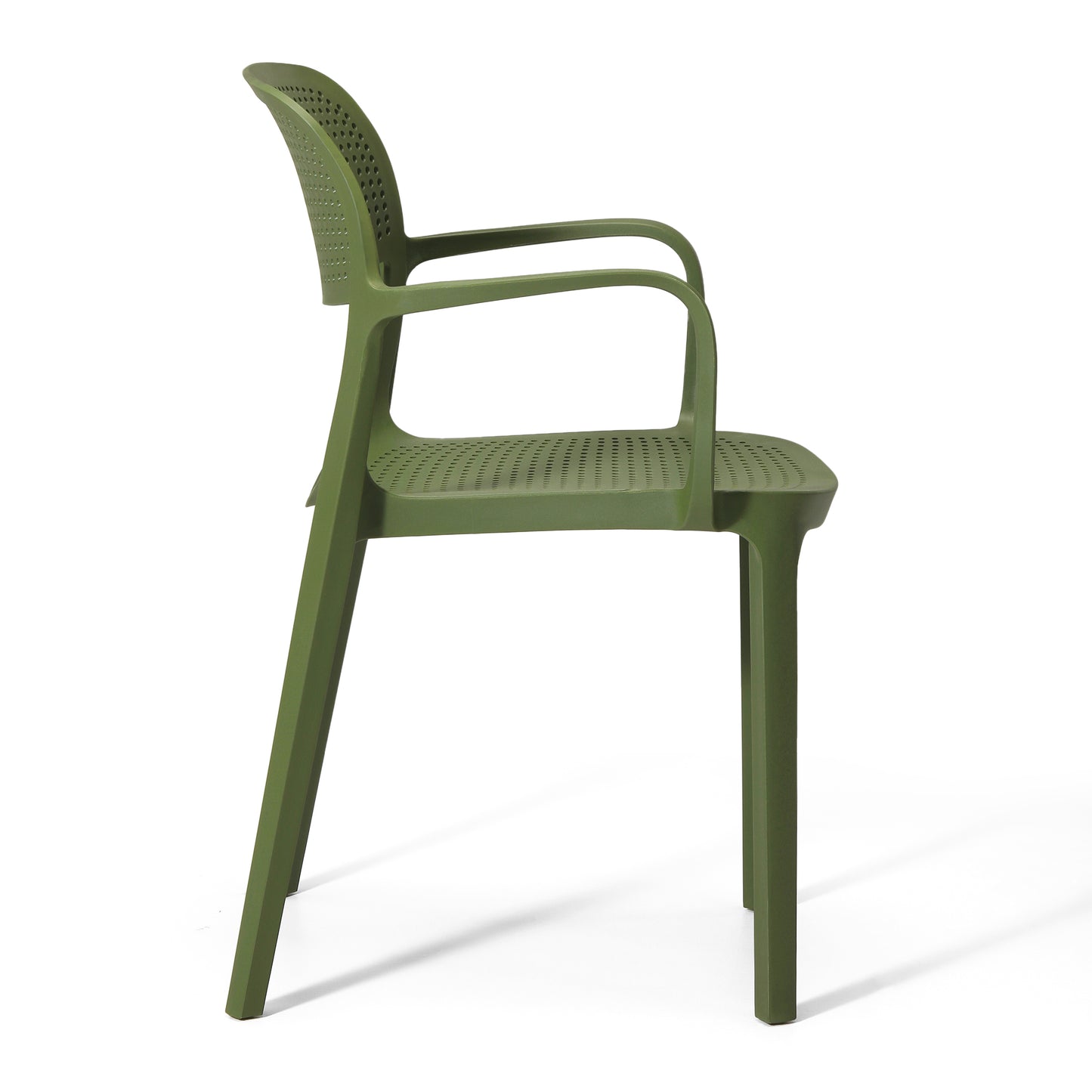Polyform Stacking Dining Arm Chair (Set of 2) Seahawk Designs Patio Dining Chairs