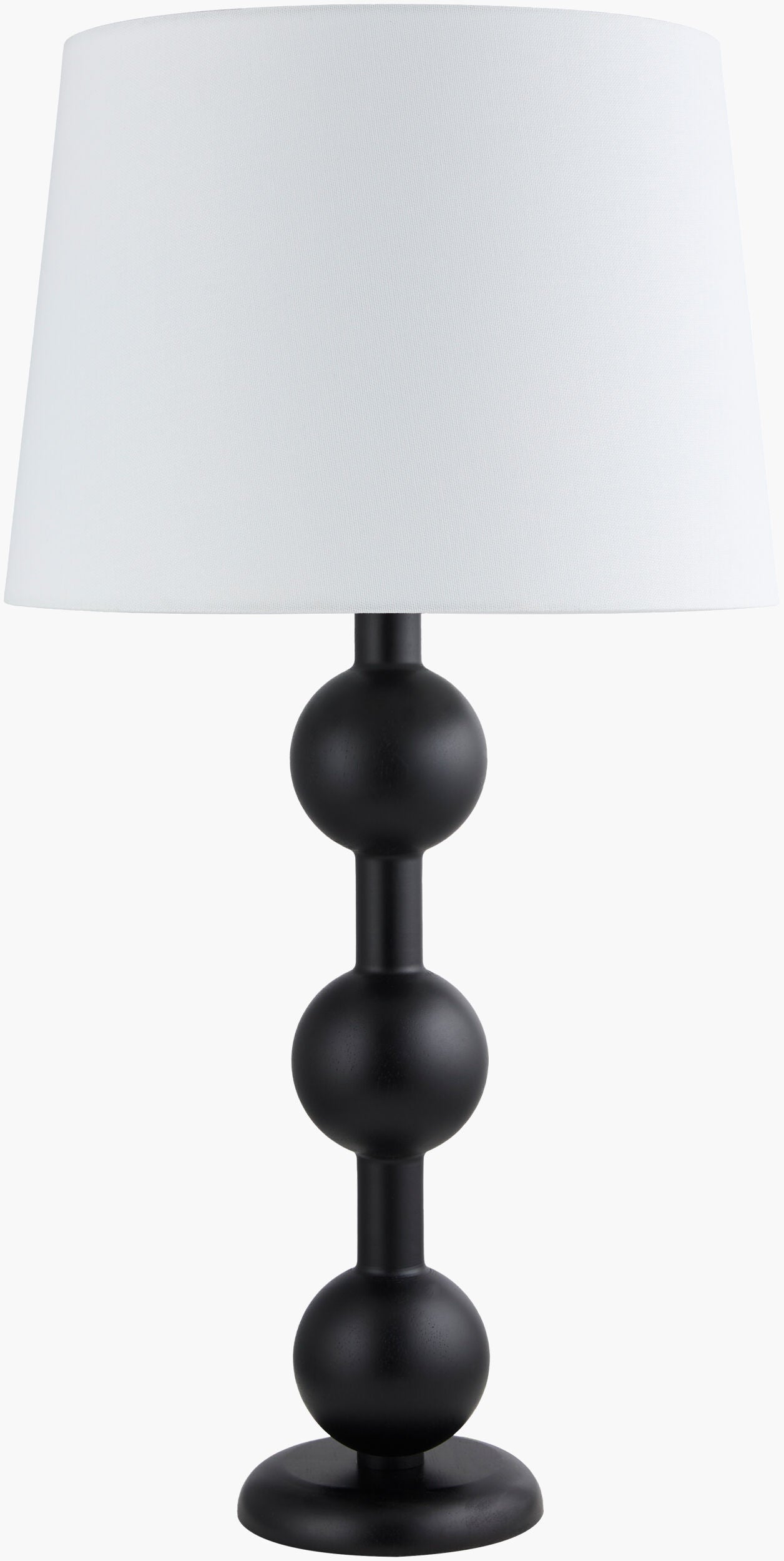 Saline Accent Table Lamp — Black