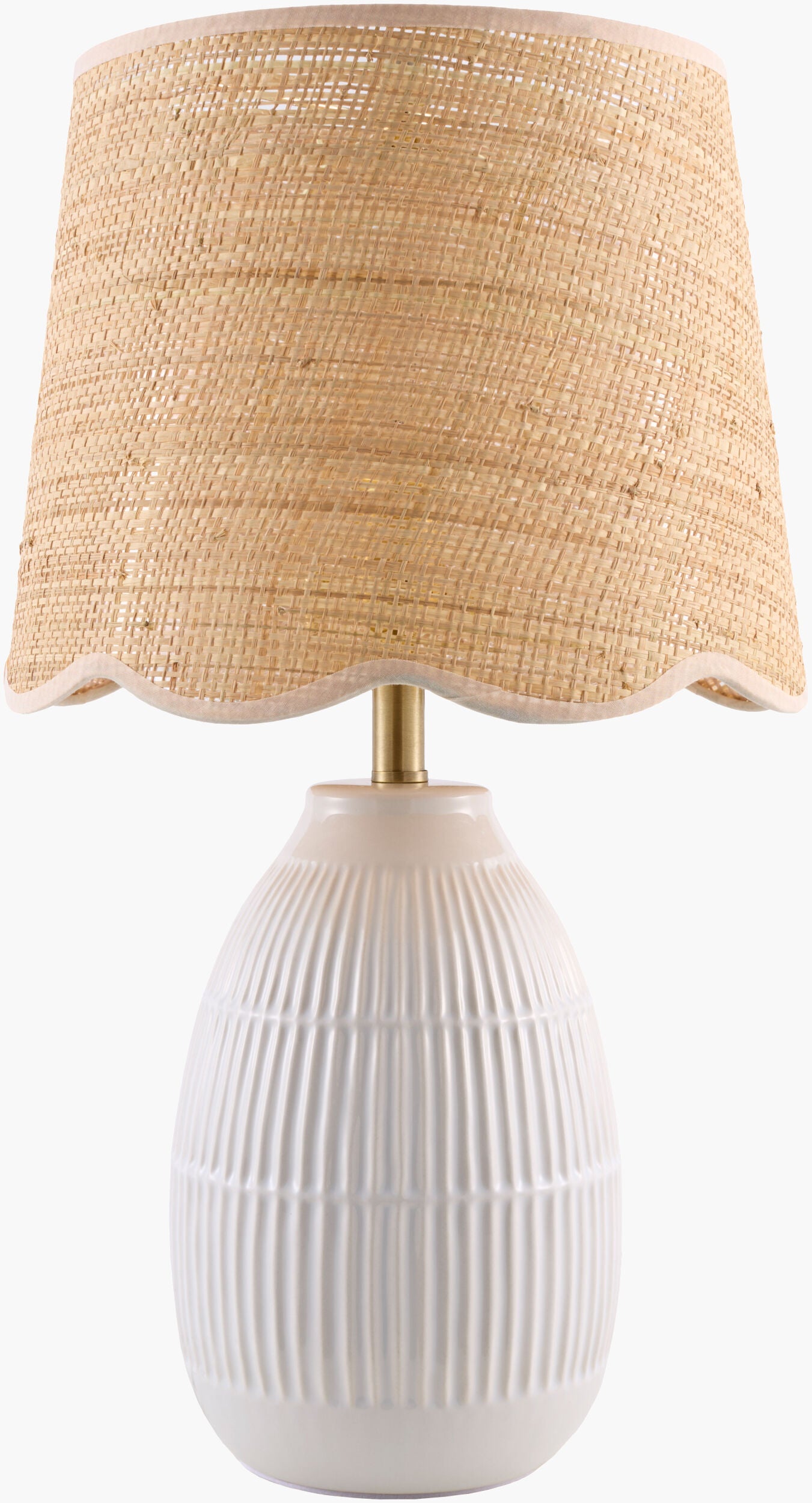 Soleny Accent Table Lamp — White