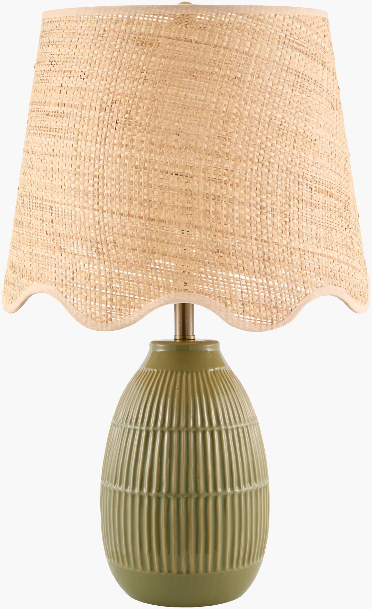 Soleny Accent Table Lamp — Olive