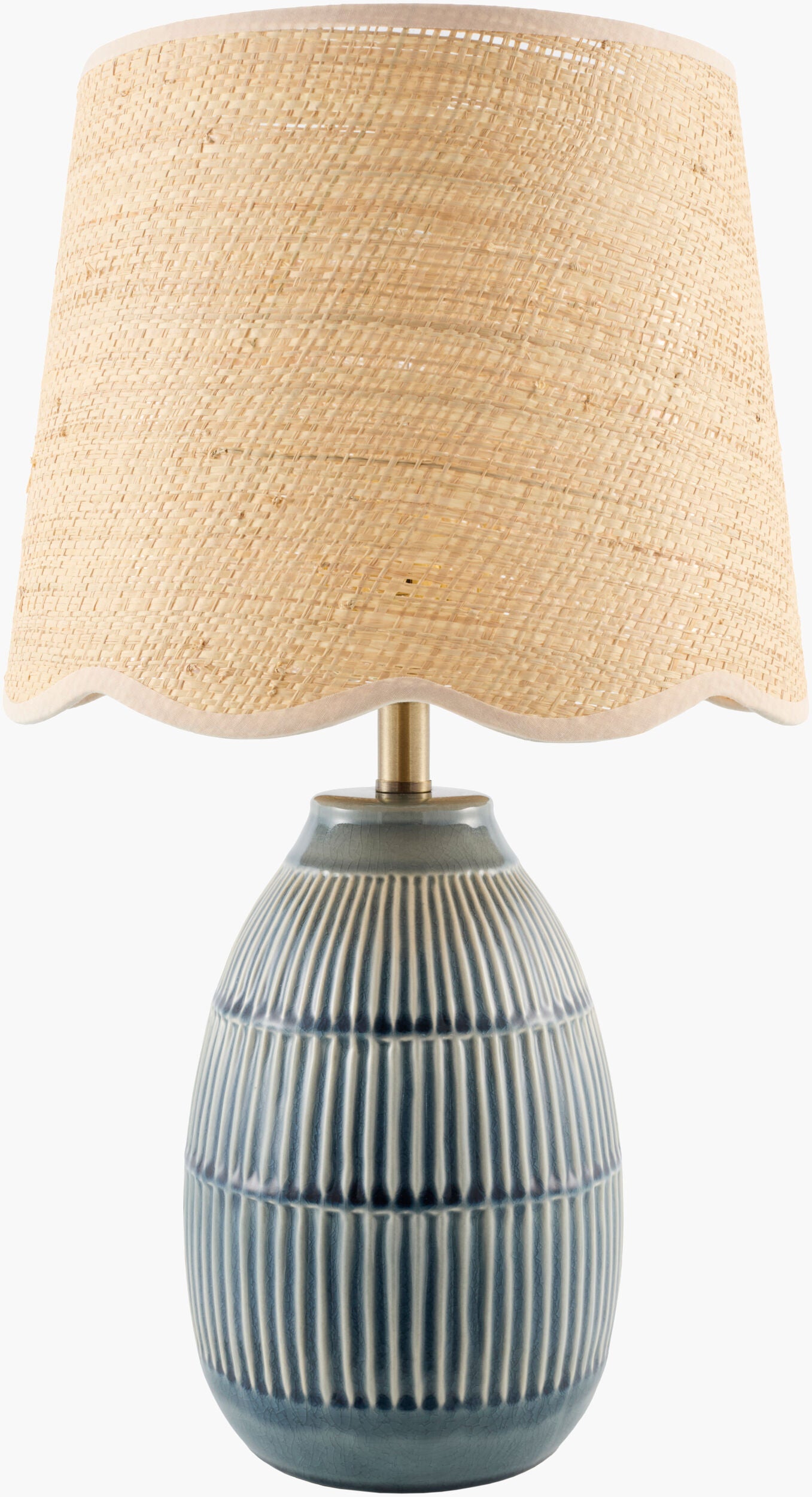 Soleny Accent Table Lamp — Blue