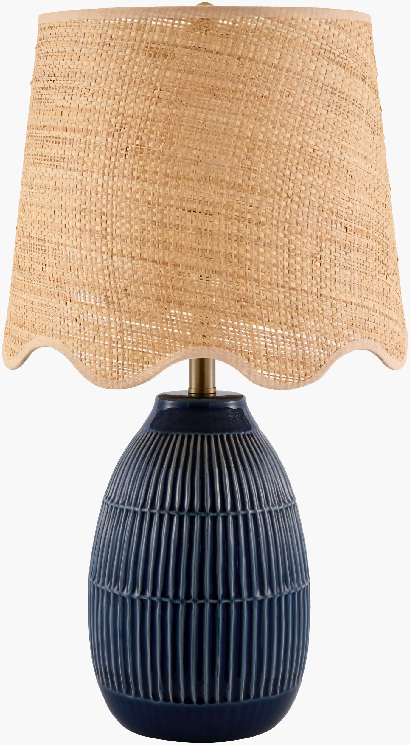 Soleny Accent Table Lamp — Teal
