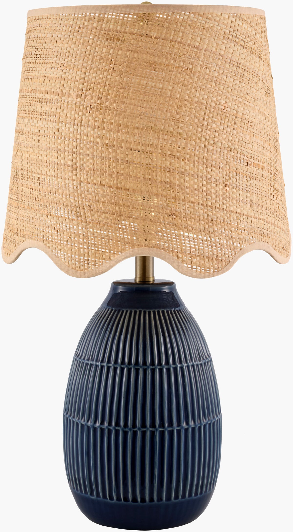 Soleny Accent Table Lamp — Teal