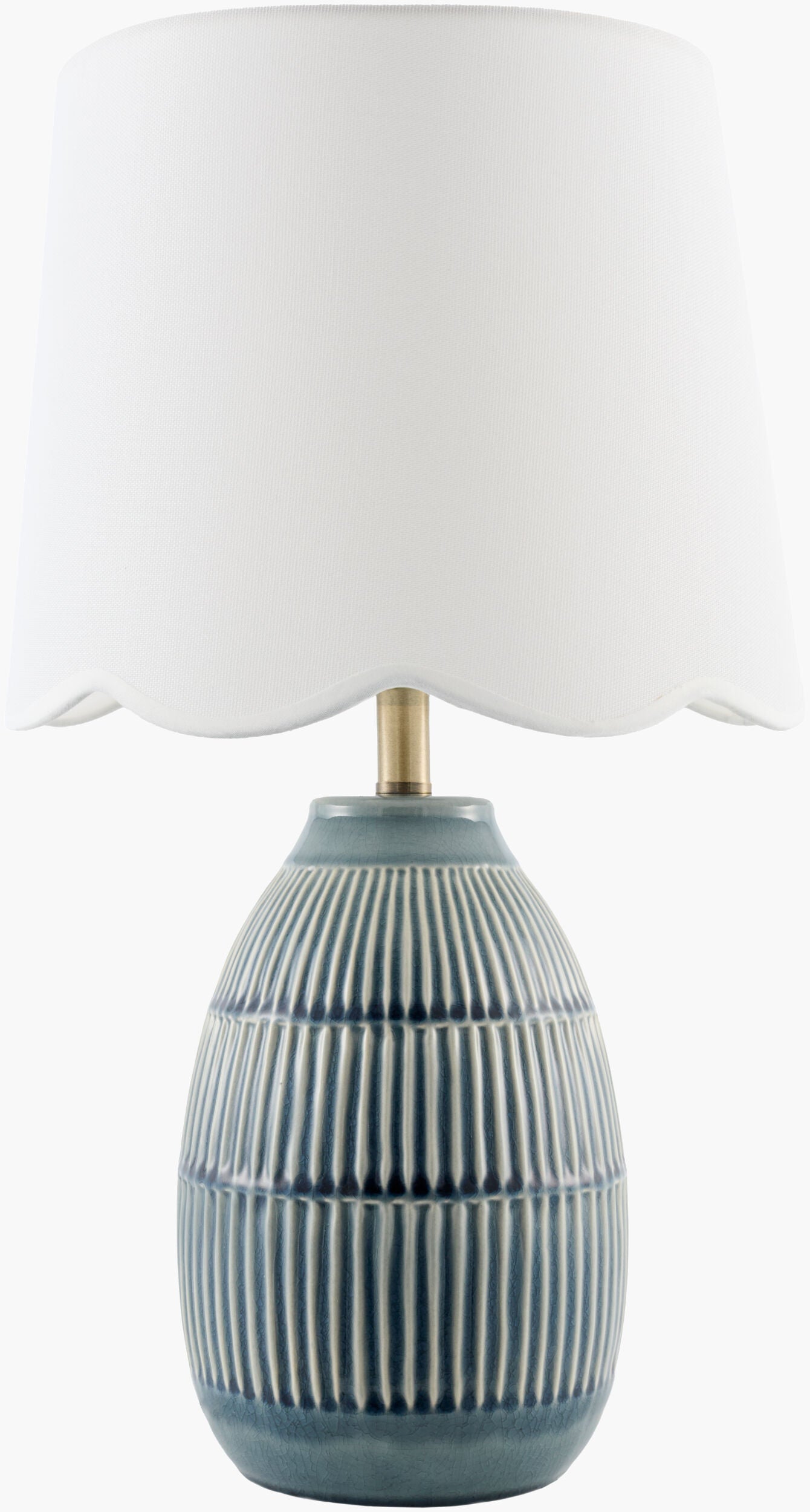 Soleny Accent Table Lamp — Teal