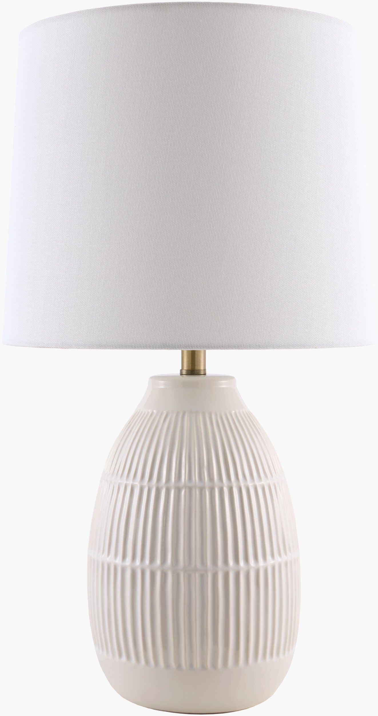 Soleny Accent Table Lamp — White