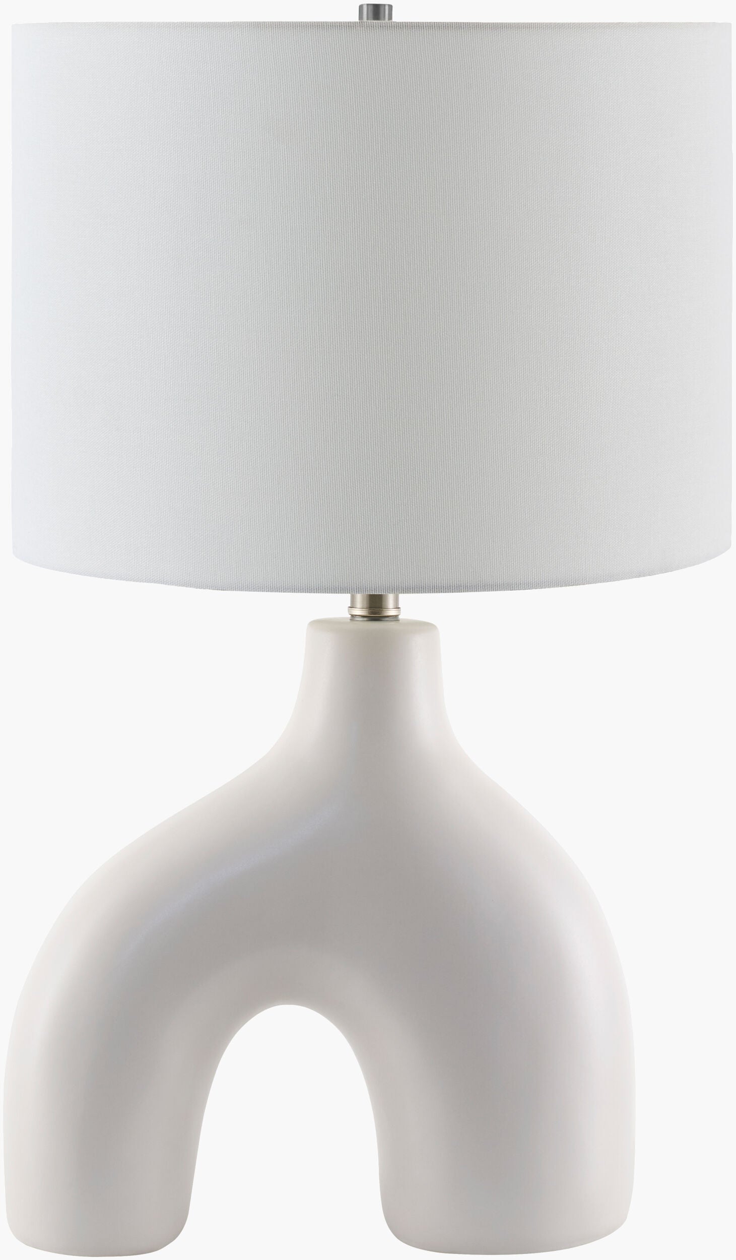 Solara Accent Table Lamp — White