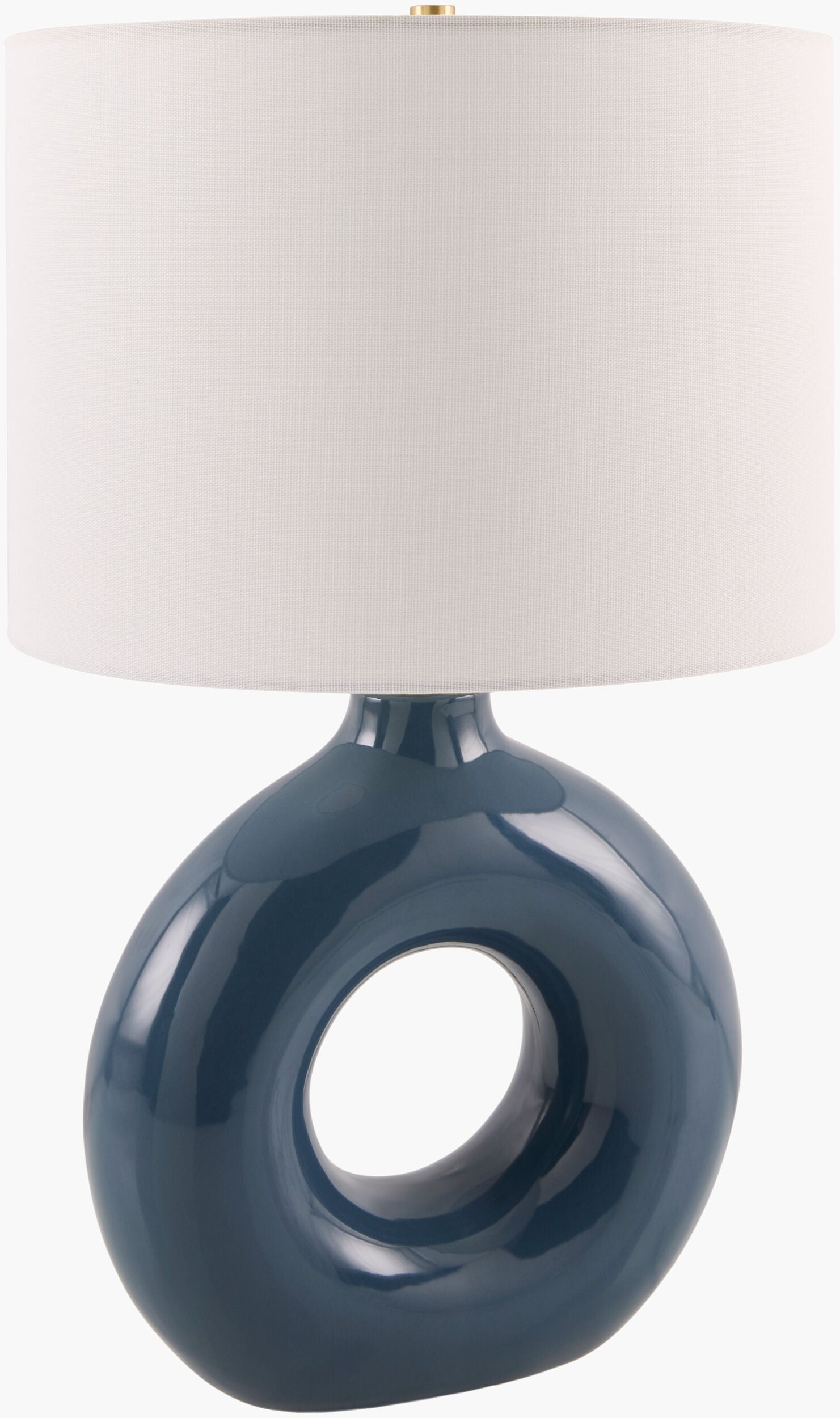 Solara Accent Table Lamp — Dark Blue