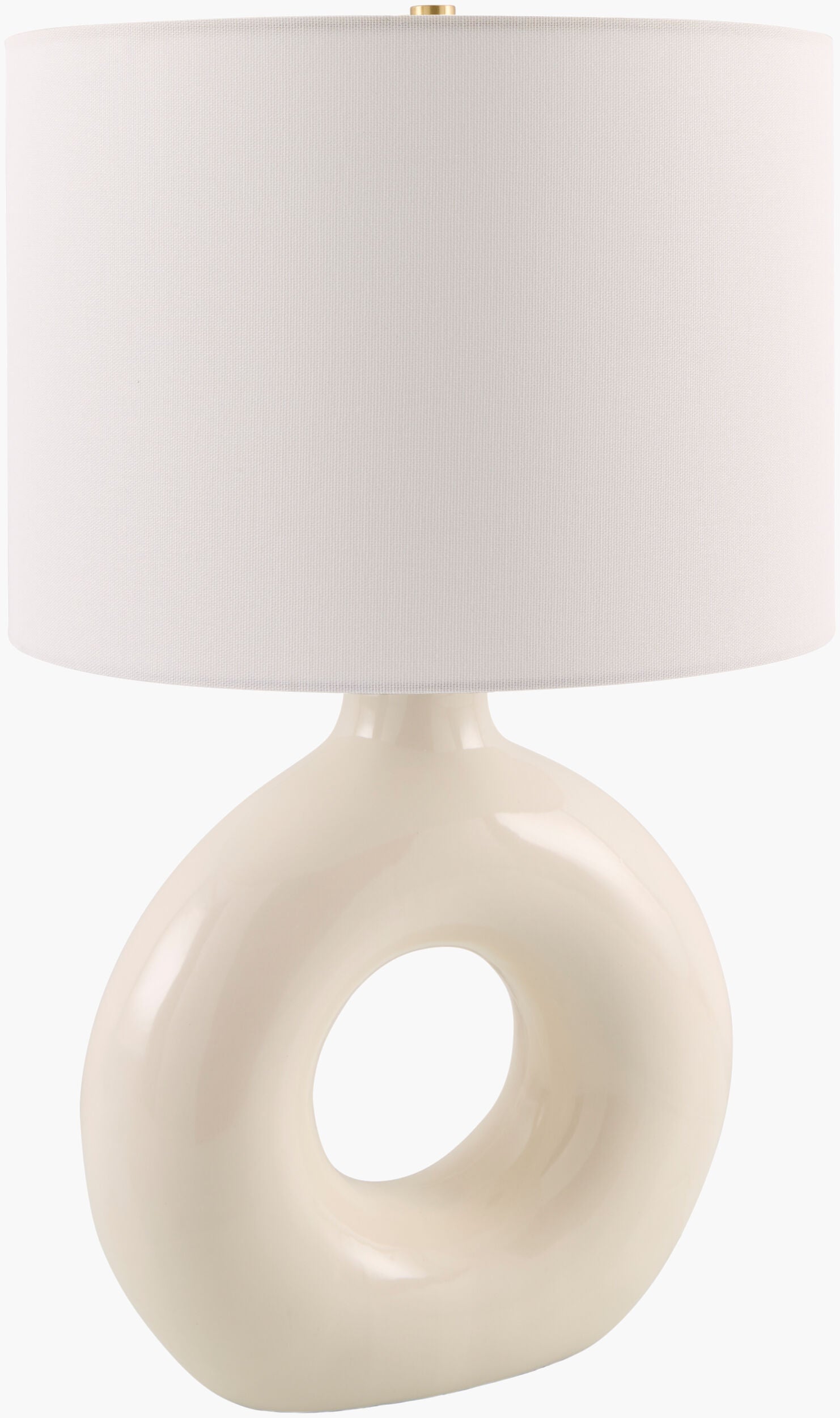 Solara Accent Table Lamp — White