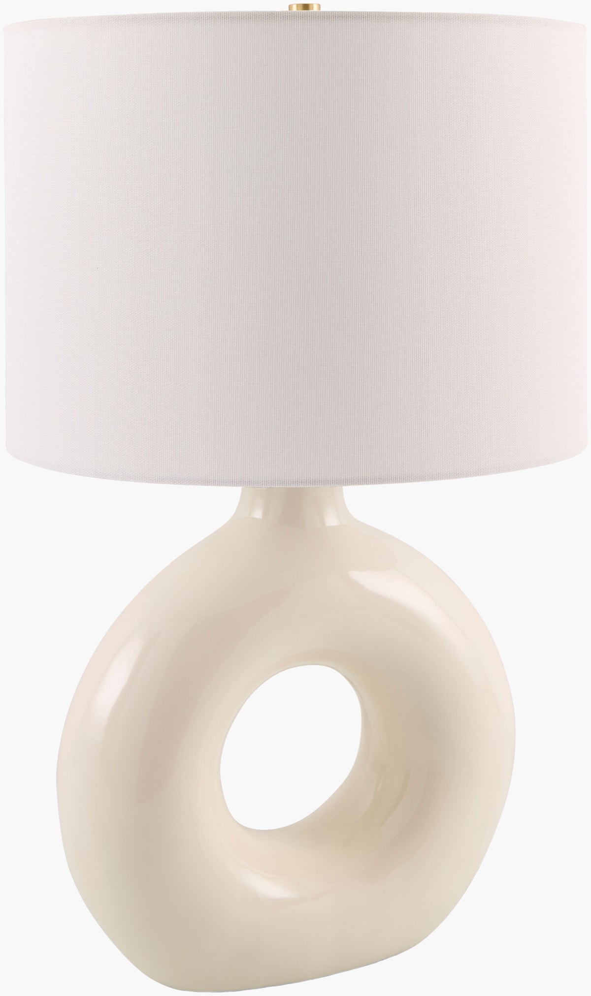 Solara Accent Table Lamp — White