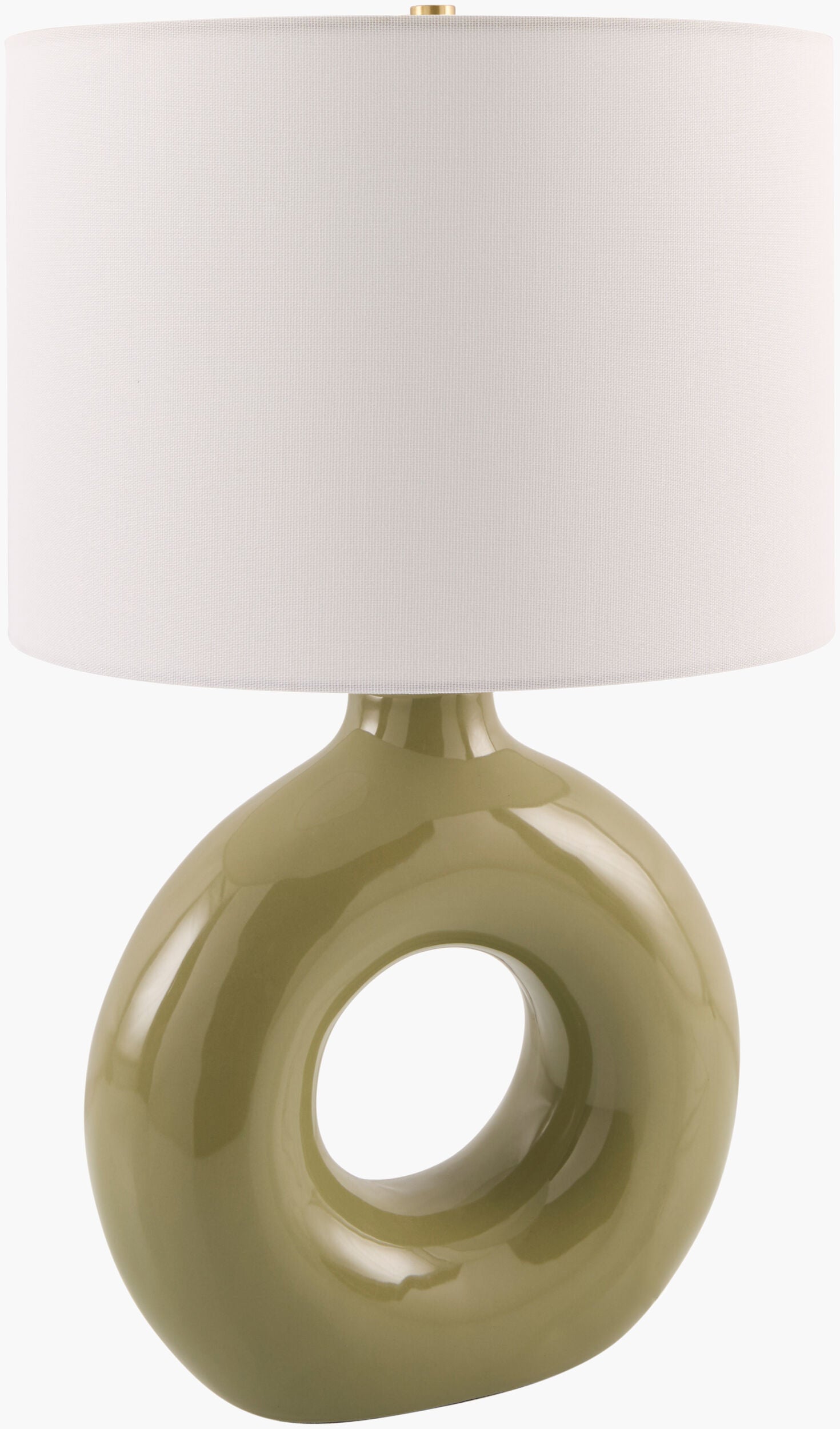 Solara Accent Table Lamp — Green