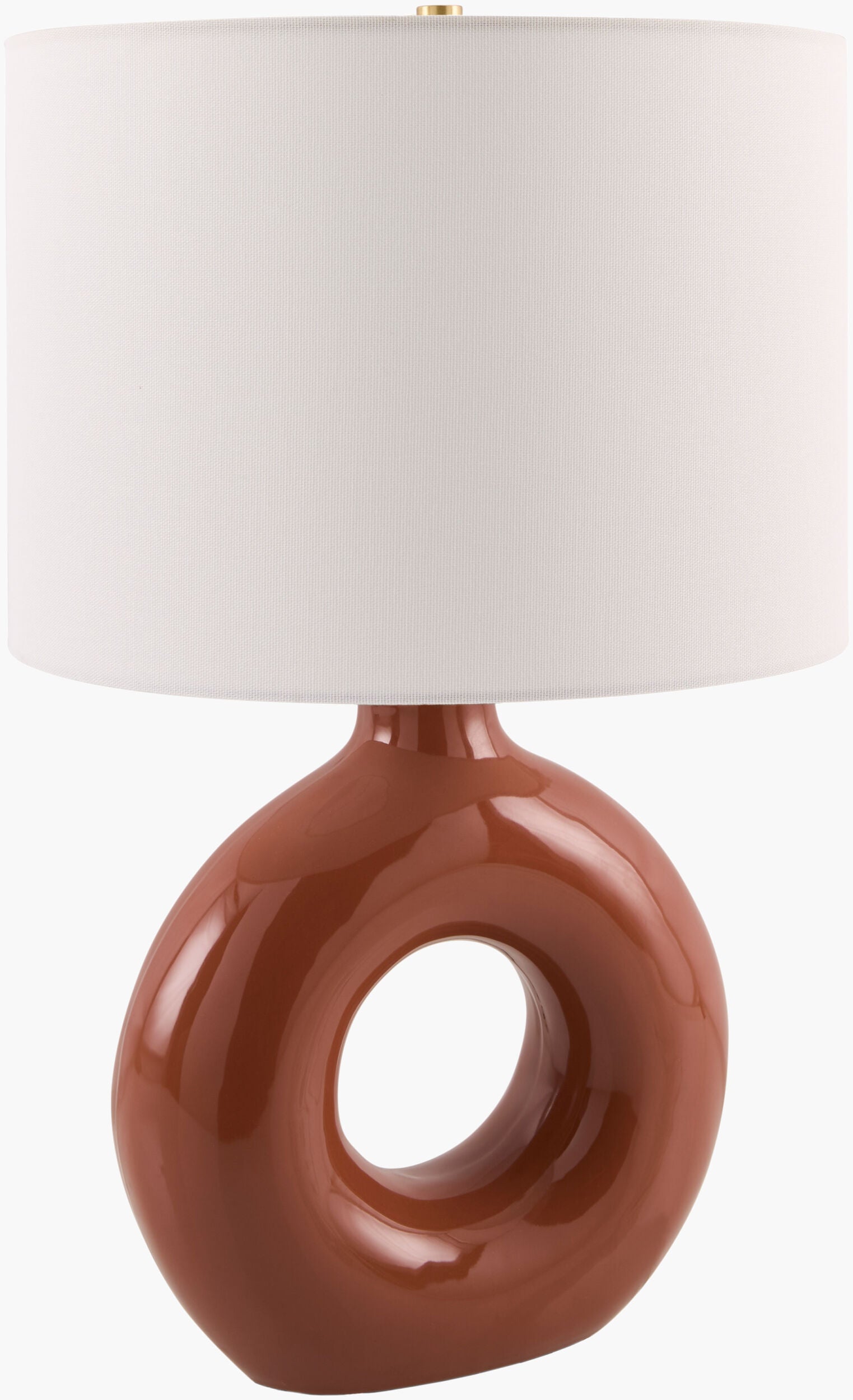 Solara Accent Table Lamp — Red