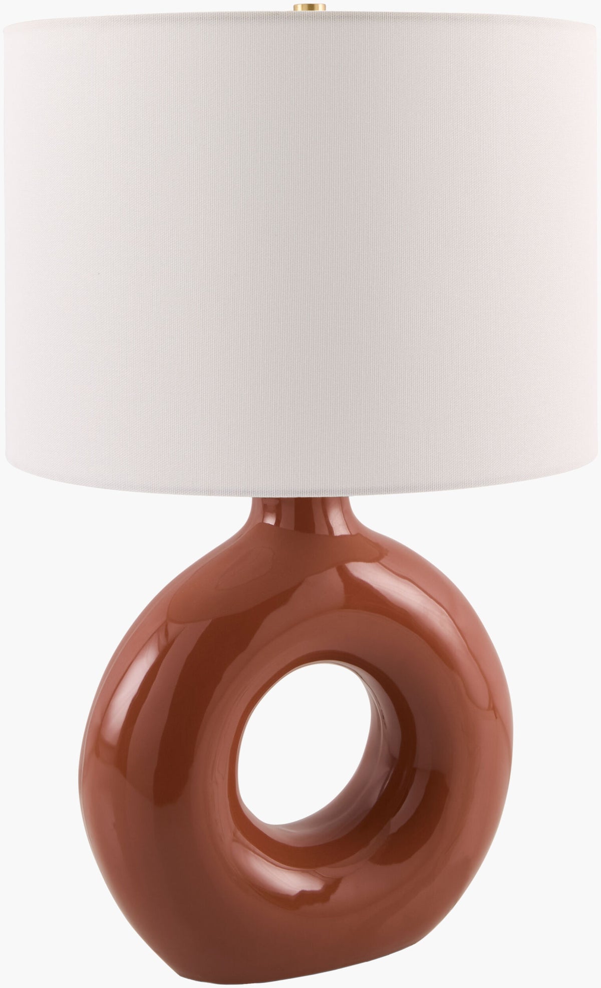 Solara Accent Table Lamp — Red