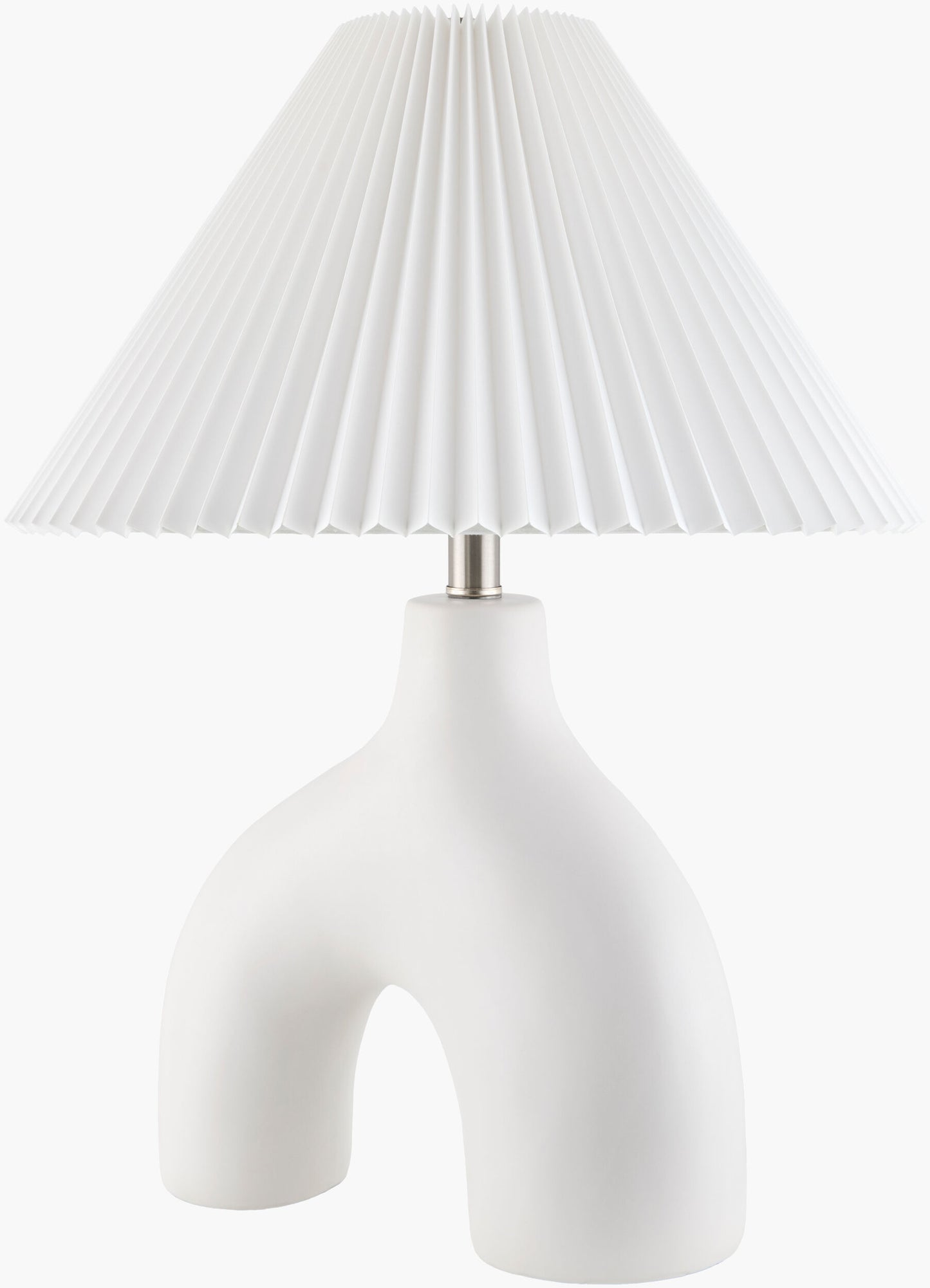 Solara Accent Table Lamp — White