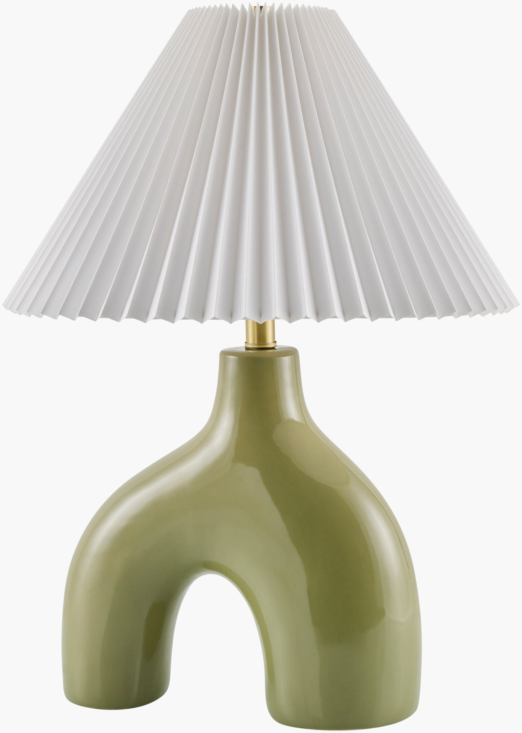 Solara Accent Table Lamp — Green