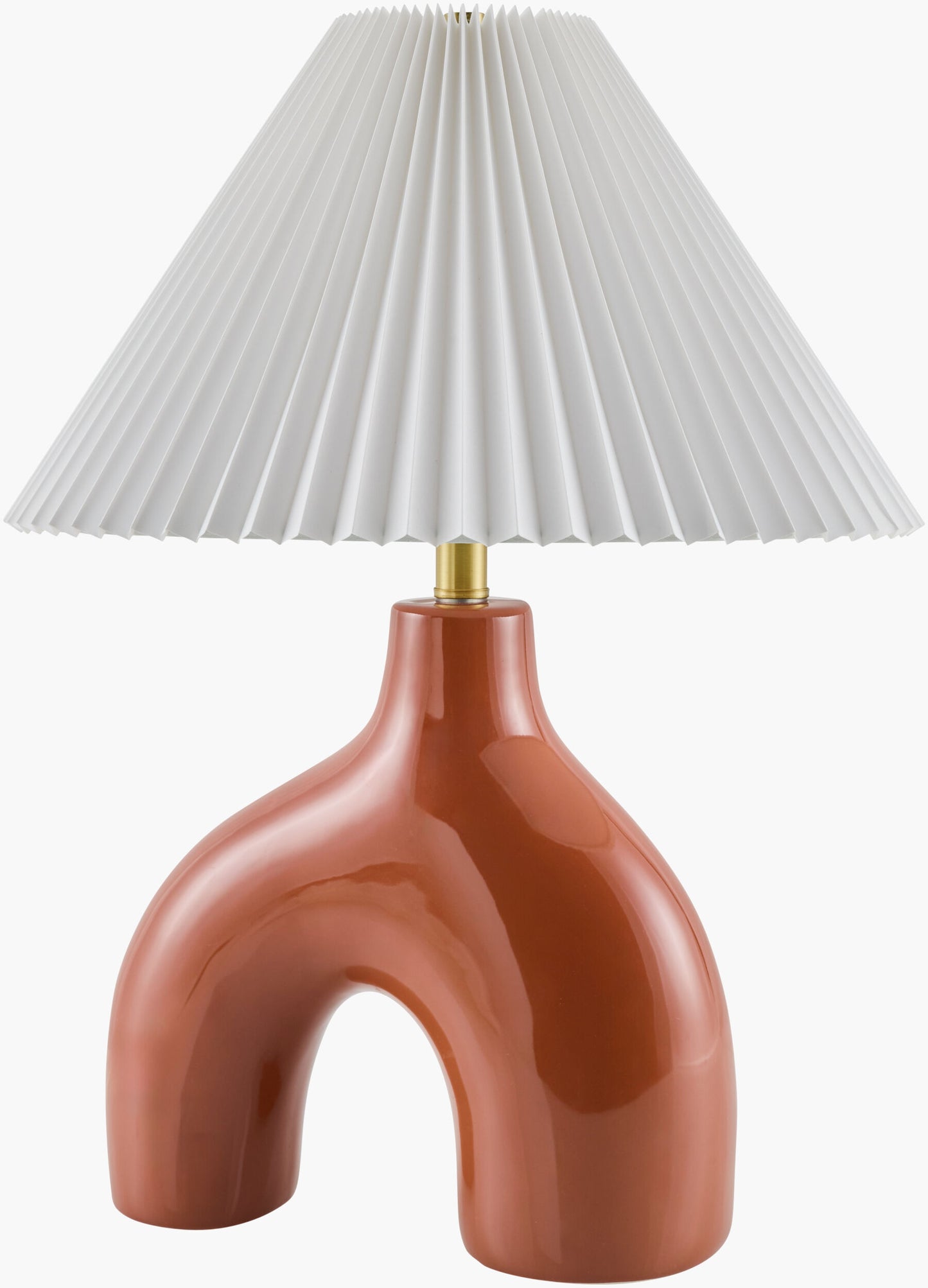 Solara Accent Table Lamp — Red