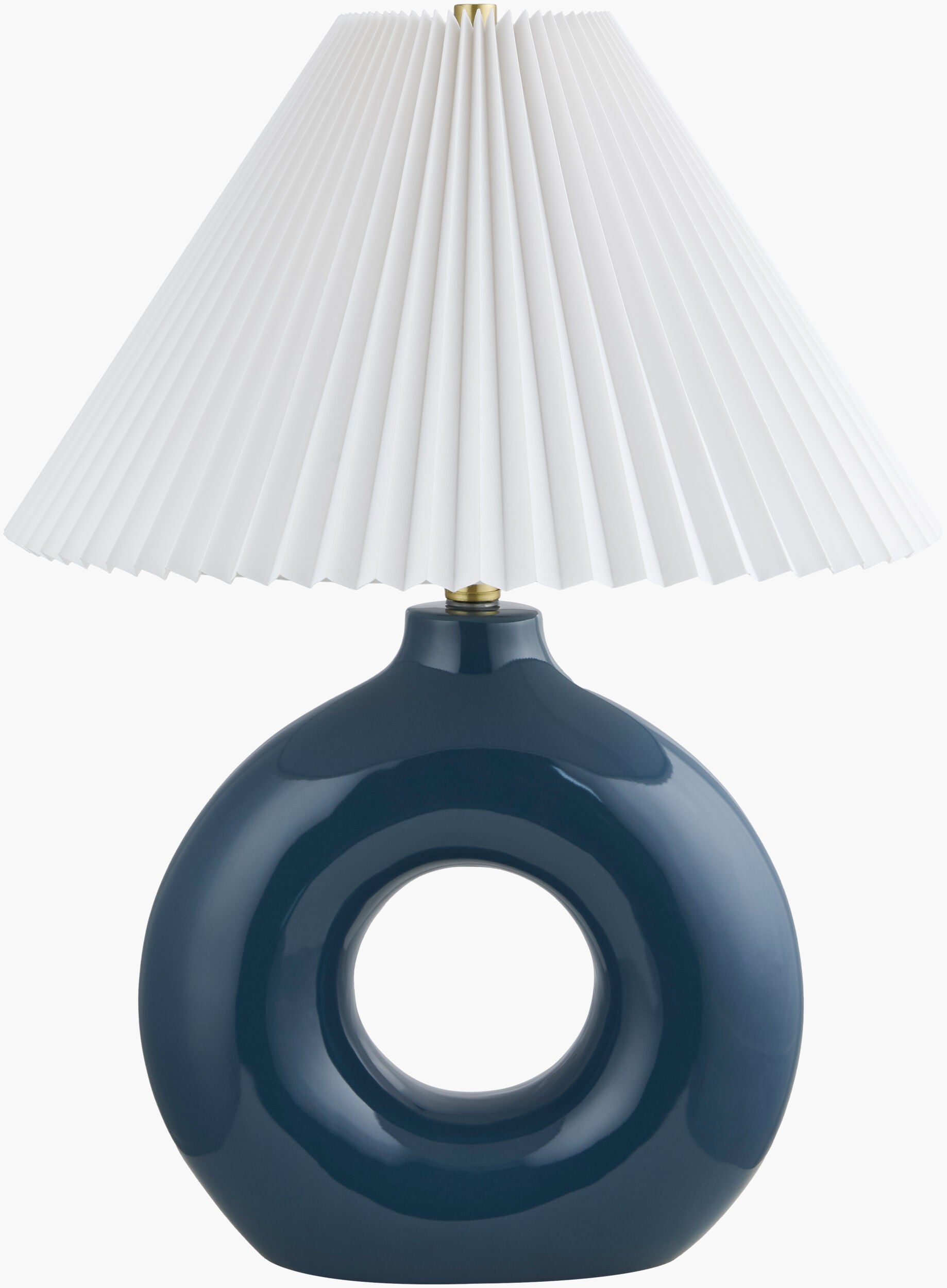 Solara Accent Table Lamp — Dark Blue