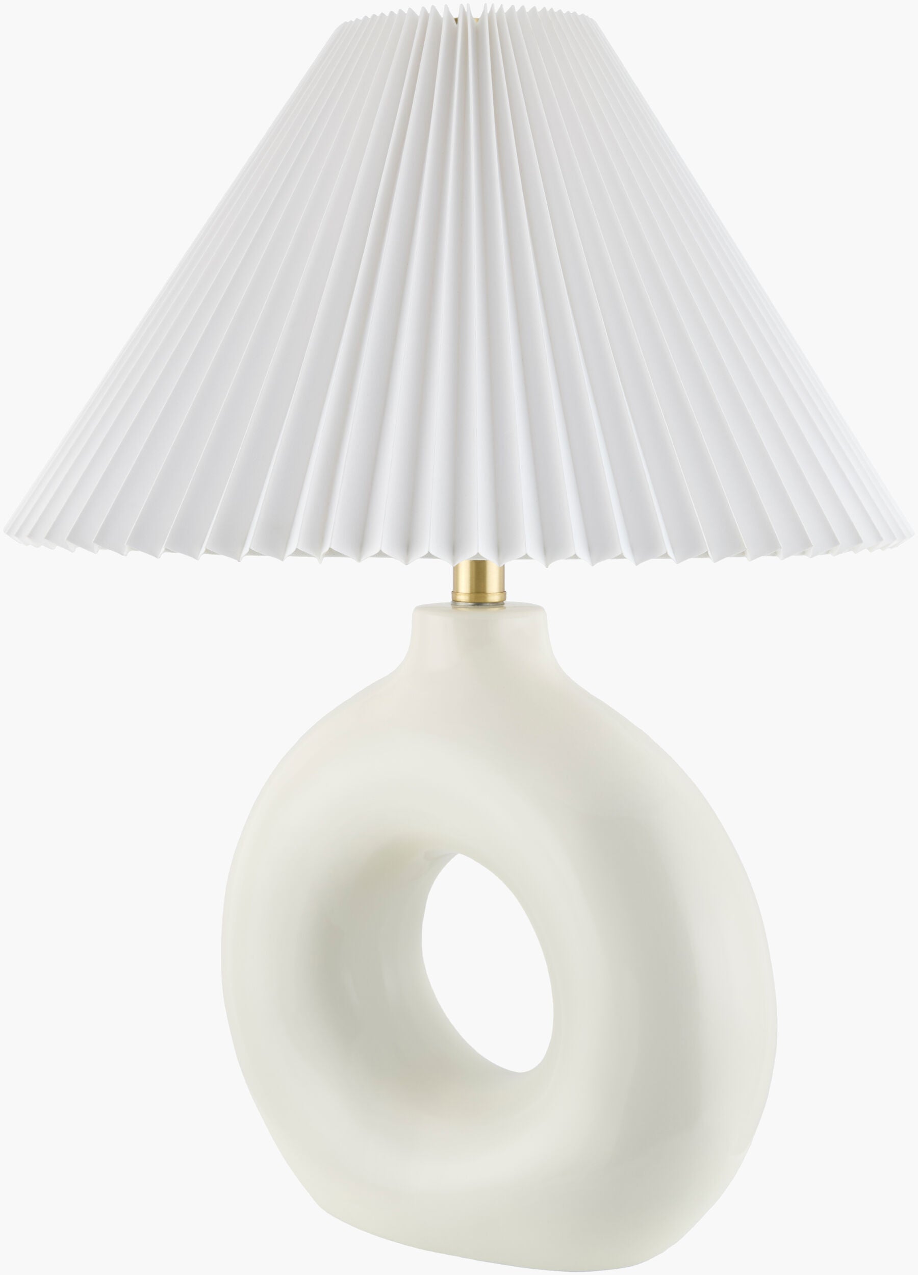 Solara Accent Table Lamp — White