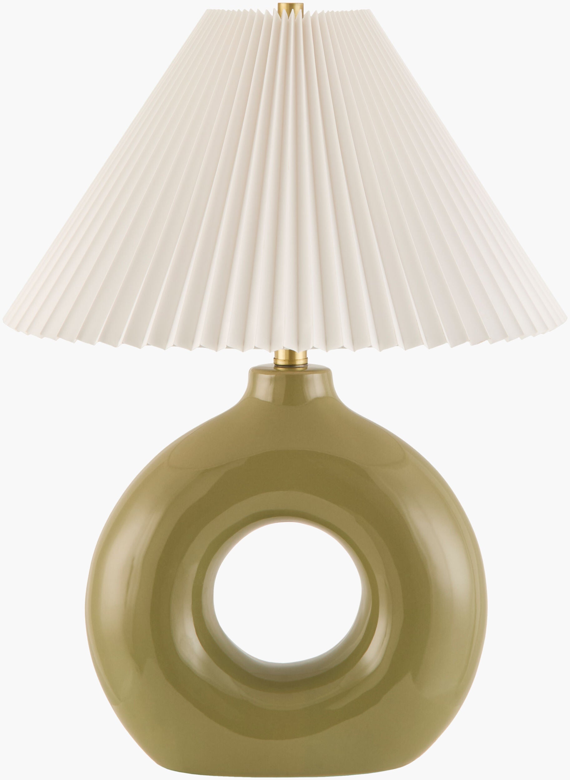 Solara Accent Table Lamp — Green