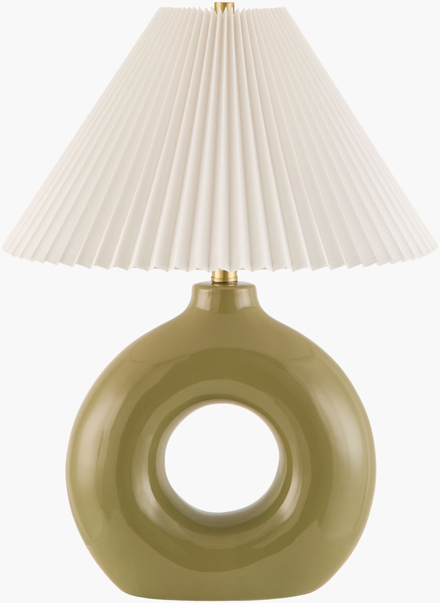 Solara Accent Table Lamp — Green