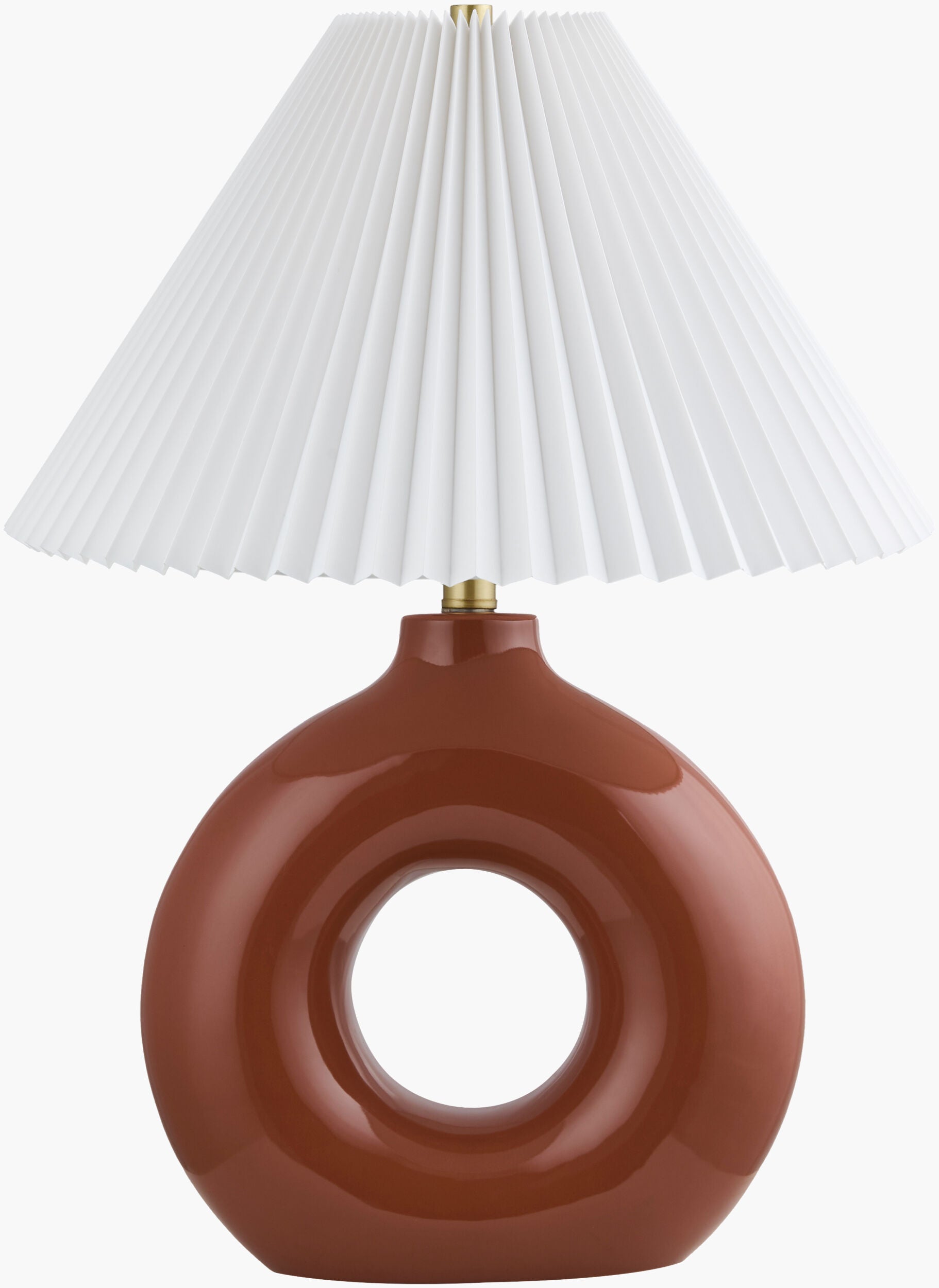 Solara Accent Table Lamp — Red