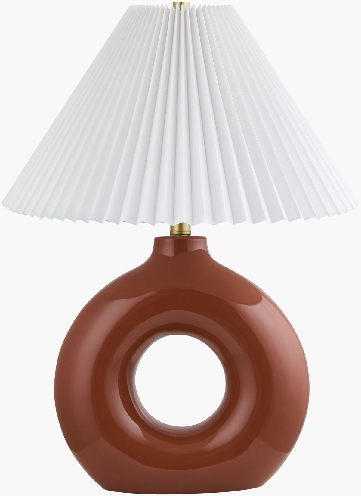 Solara Accent Table Lamp — Red