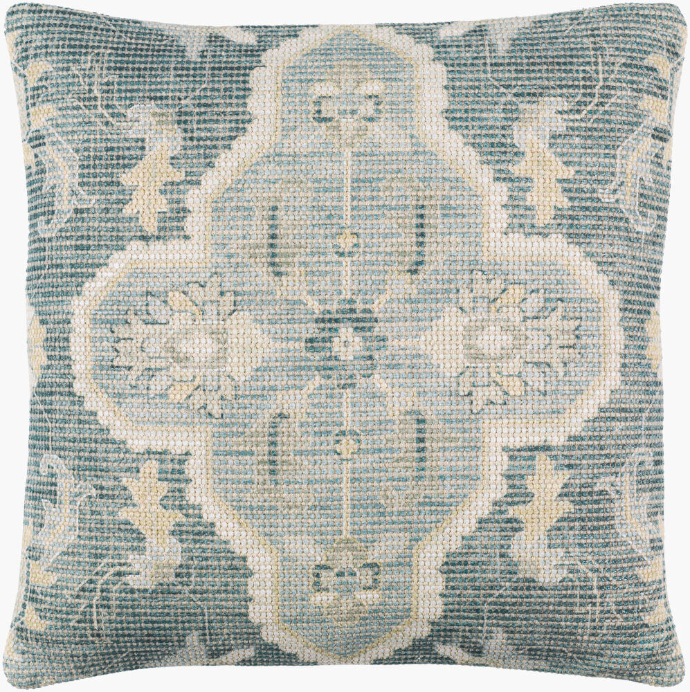 Samsun Accent Pillow — Dusty Sage/Teal