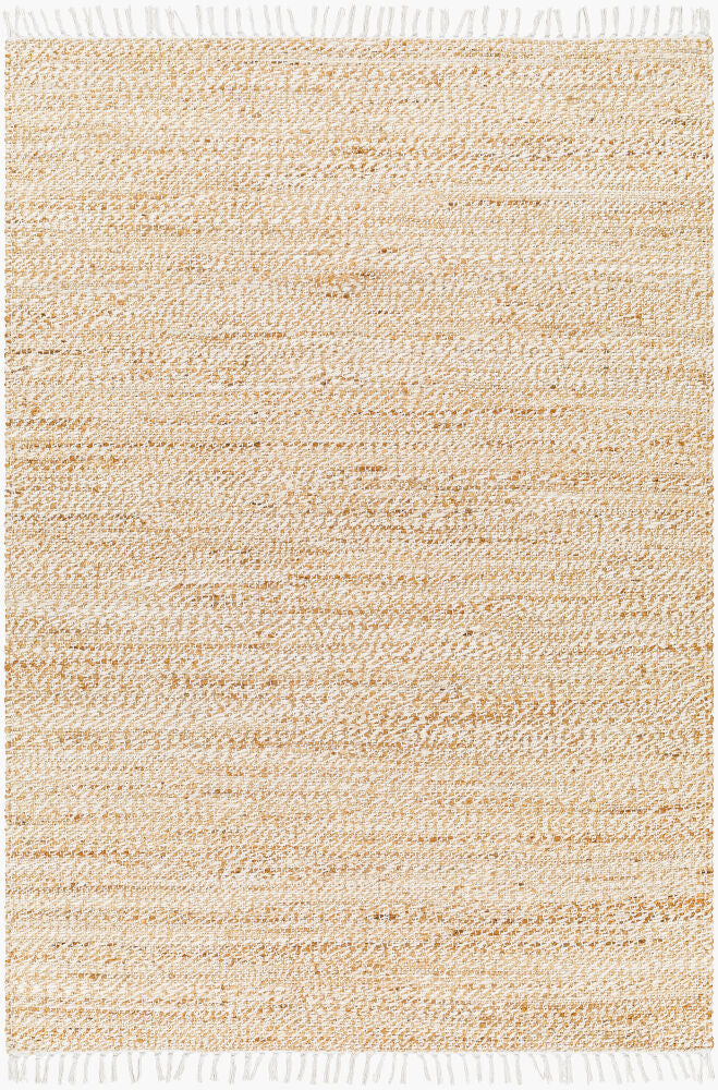 Selanik Handmade Rug — Camel/White