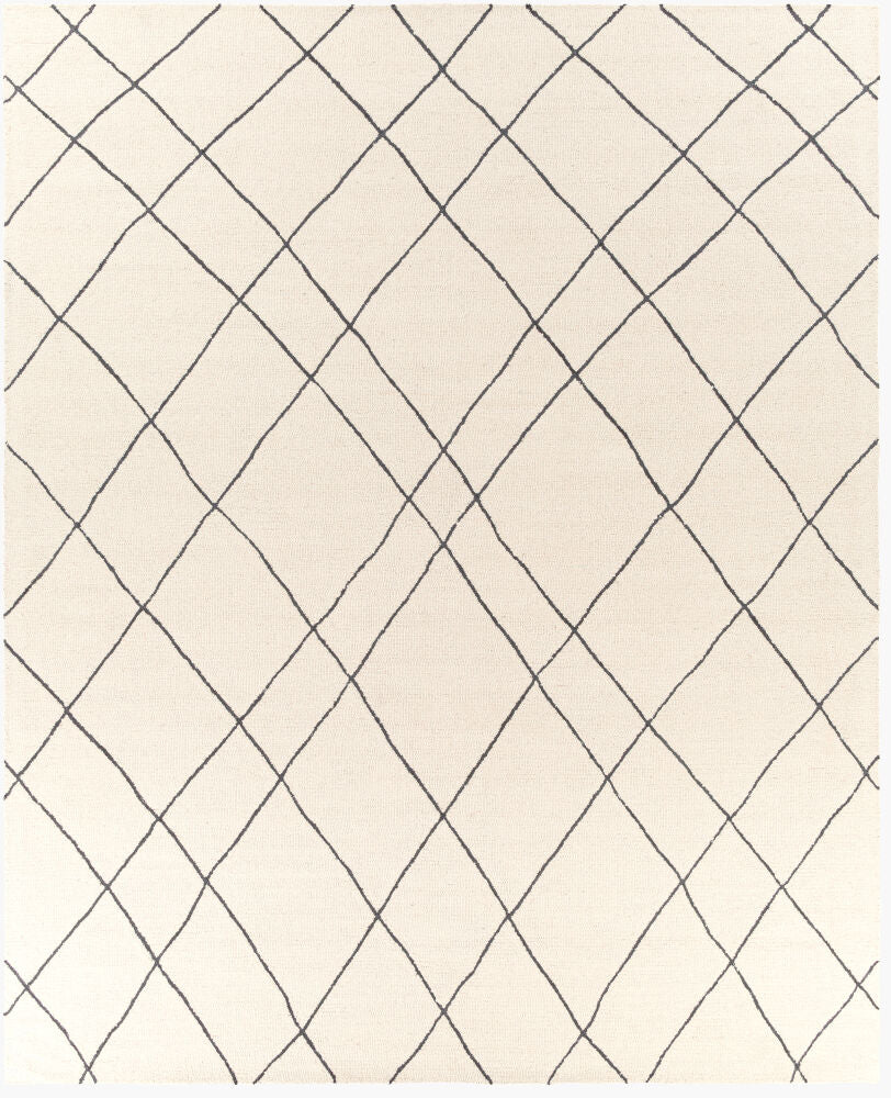 Sinop Handmade Rug — Black/Cream