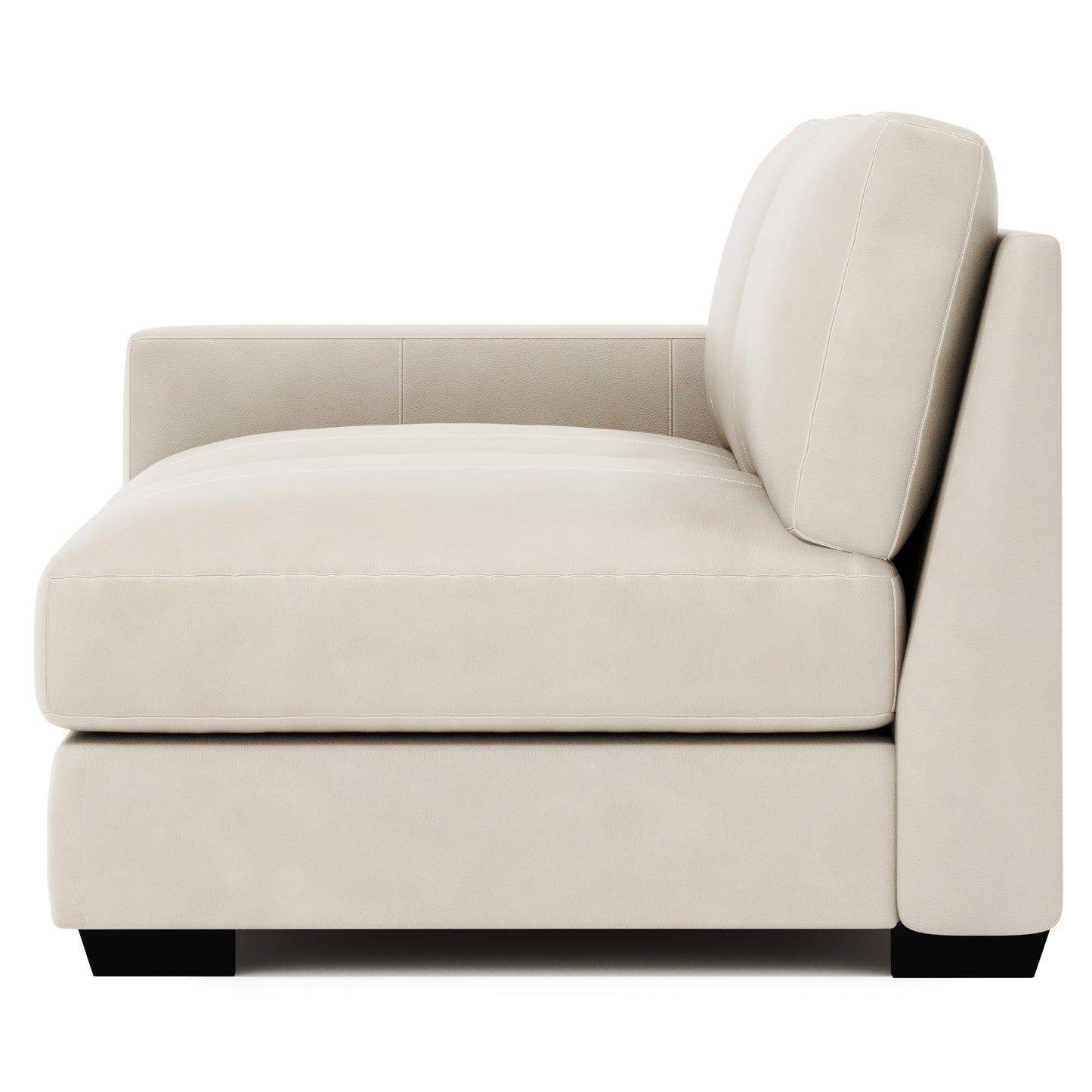 Dawkins Leather Left Arm Loveseat