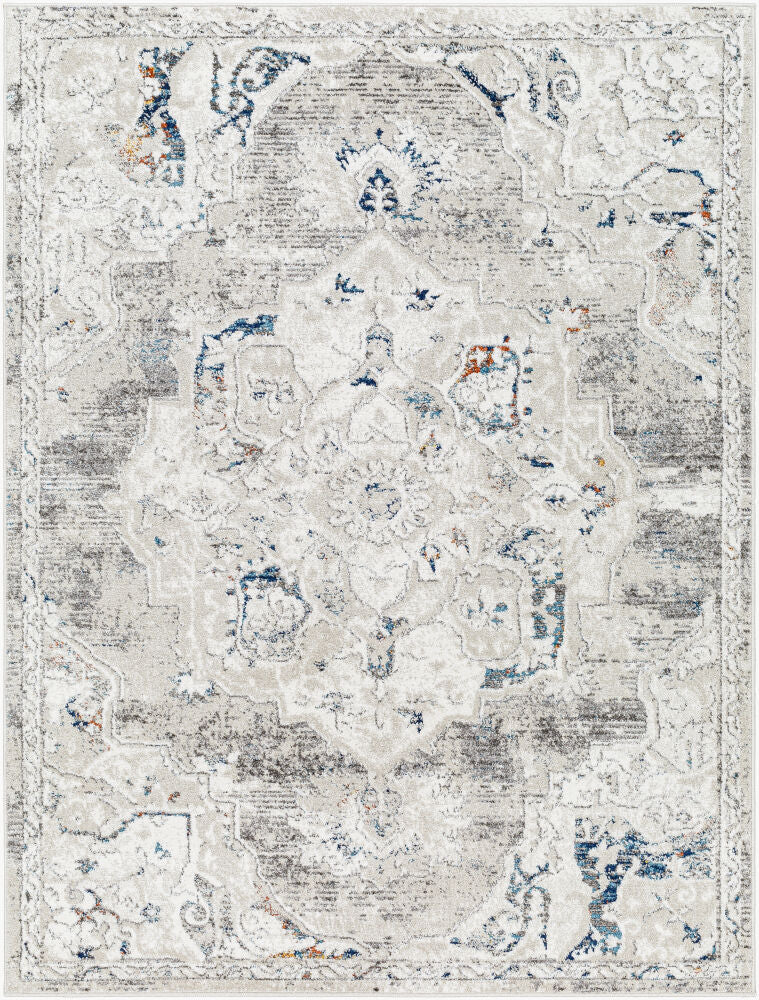 Soldado Machine Woven Rug — Blue/Dark Blue