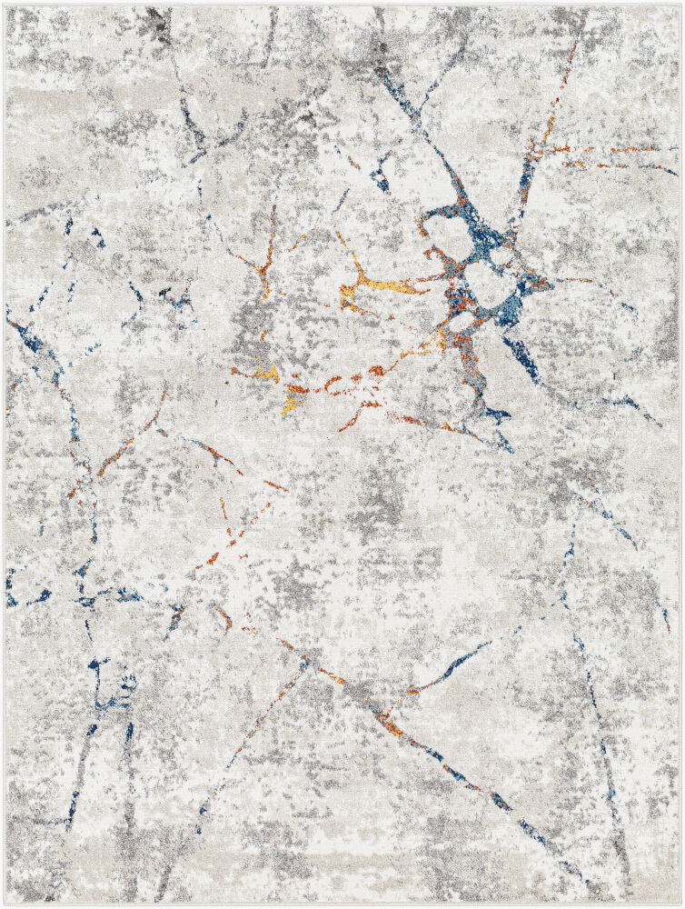 Soldado Machine Woven Rug — Blue/Dark Blue