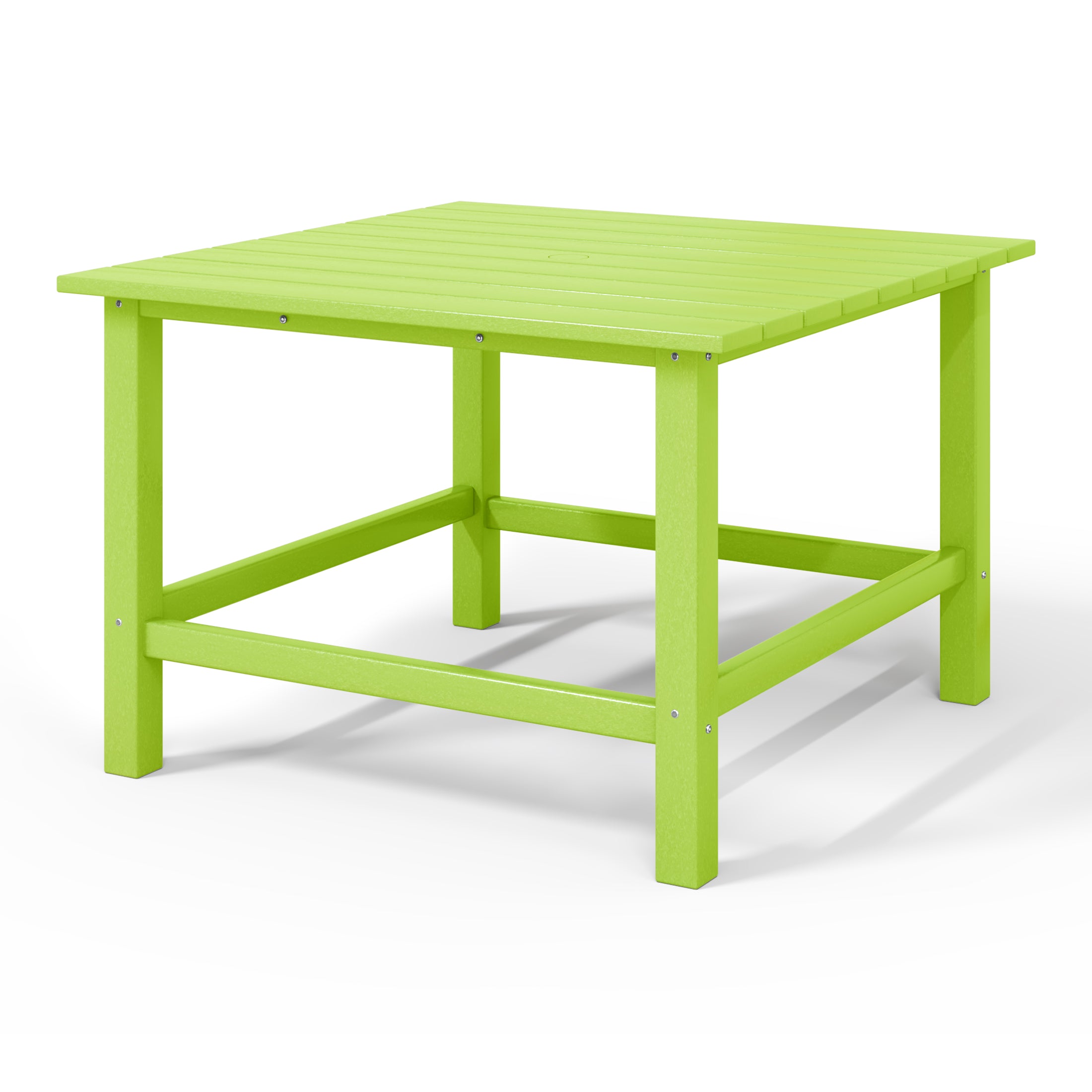 Tiny Terraces Kids' All-Weather Outdoor Square Dining Table (31" Top) Seahawk Designs Kids Patio Dining Tables