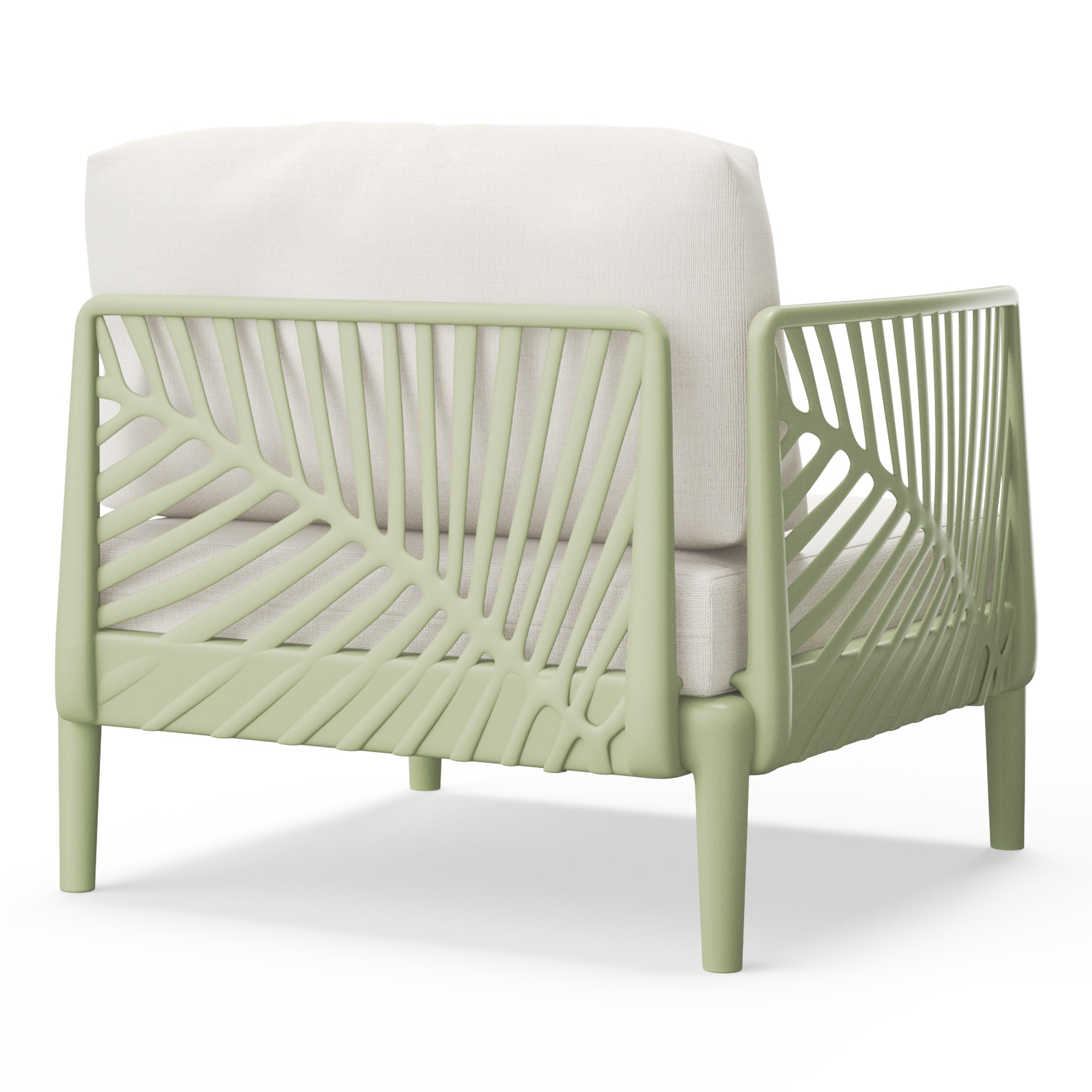 Polyform Deep Seating Left Arm Chair with Cushions Seahawk Designs Patio Chairs