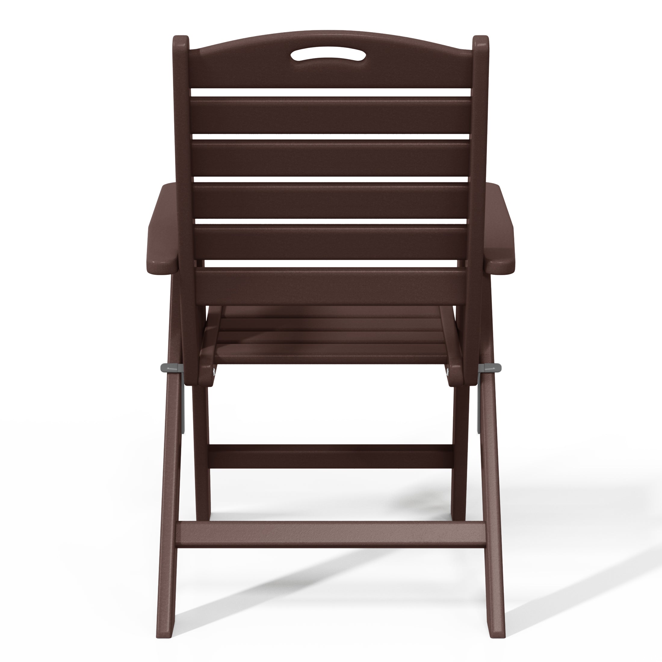 Aarhus All-Weather Outdoor Patio Folding Tall Back Dining Chair (38" High) Seahawk Designs Patio Dining Chairs