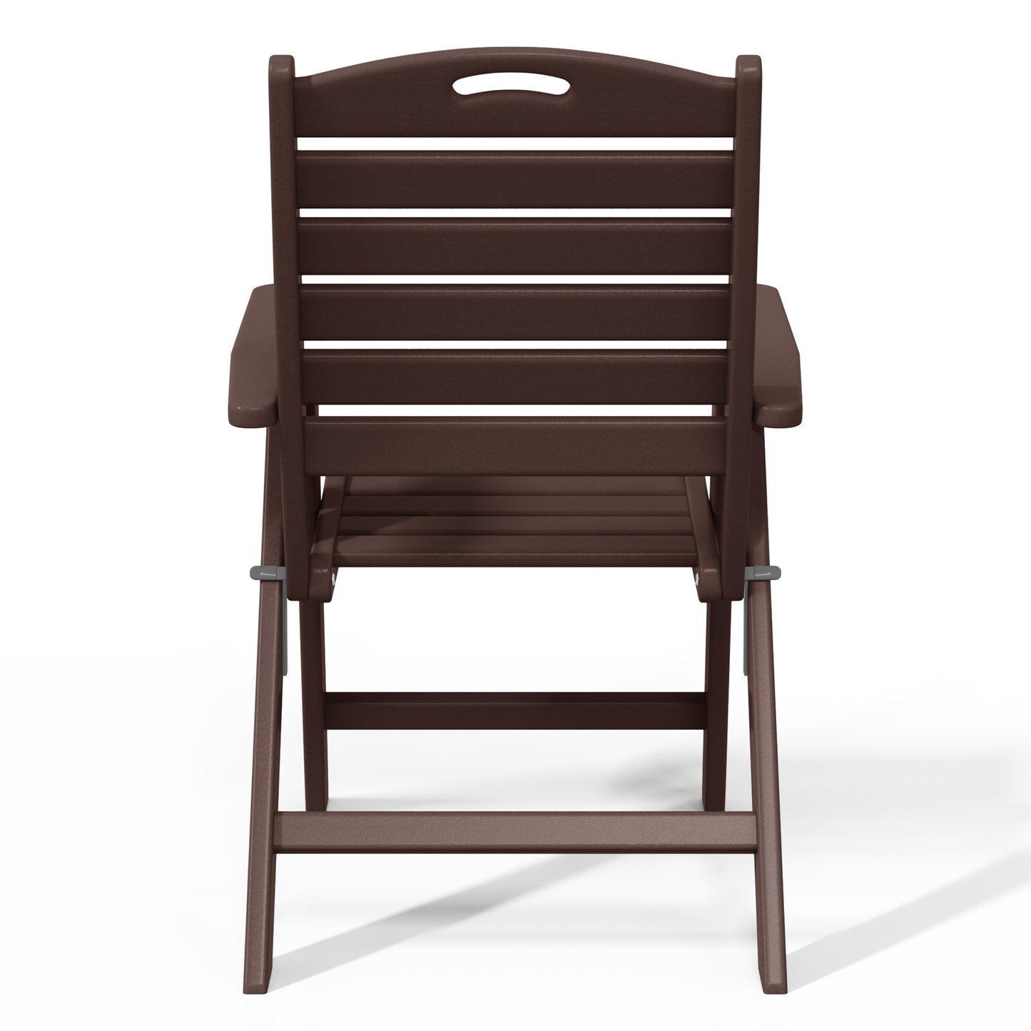 Aarhus All-Weather Outdoor Patio Folding Tall Back Dining Chair (38" High) Seahawk Designs Patio Dining Chairs
