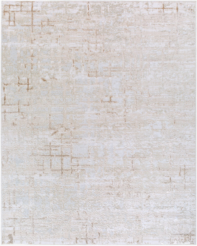 Sunrise Machine Woven Rug — Beige/Cream