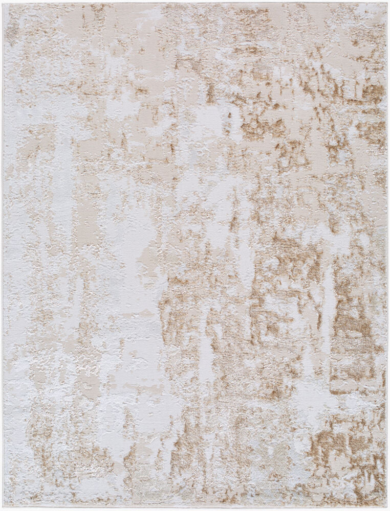 Sunrise Machine Woven Rug — Beige/Cream