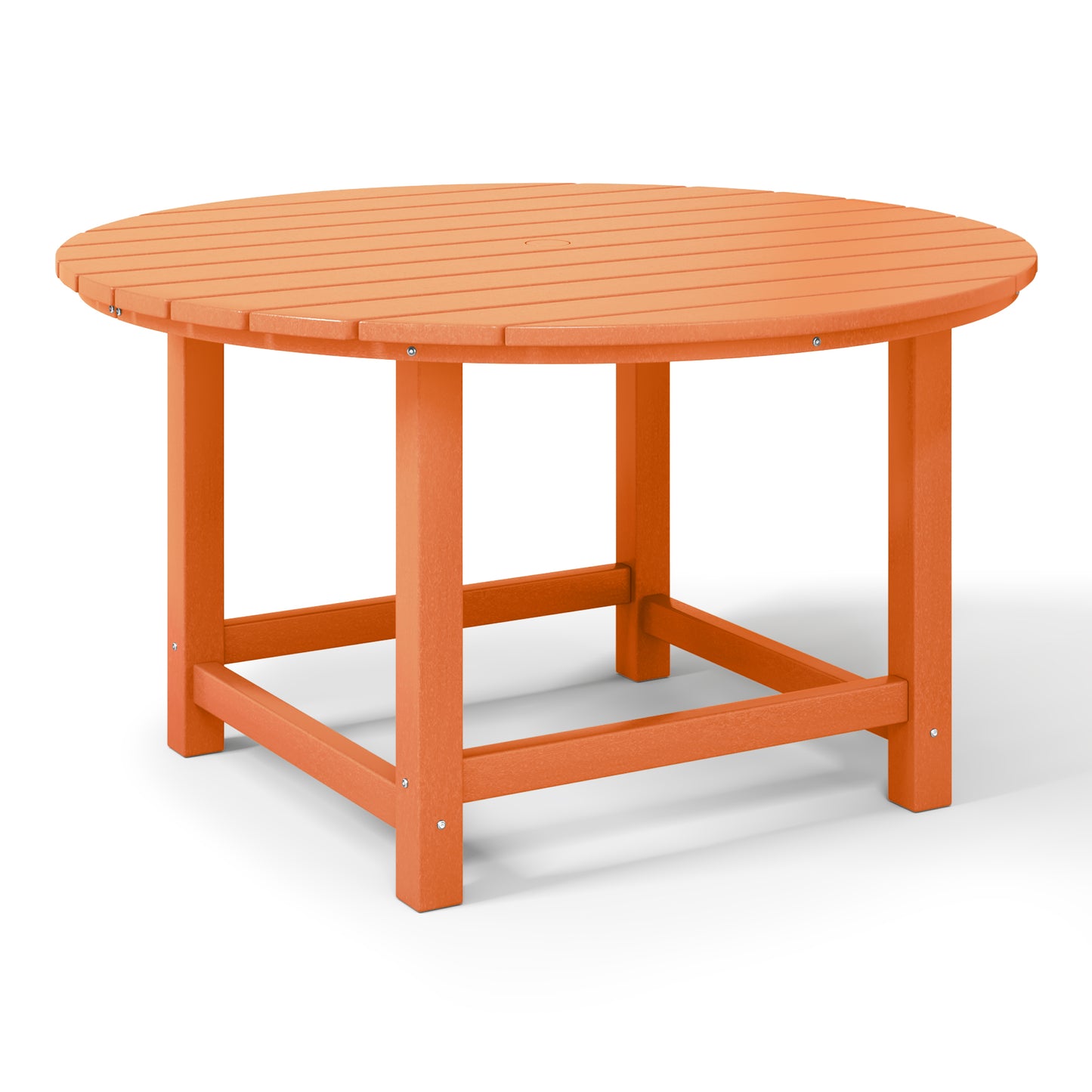 Tiny Terraces Kids' All-Weather Outdoor Round Dining Table (38" Wide) Orange Seahawk Designs Kids Patio Dining Tables