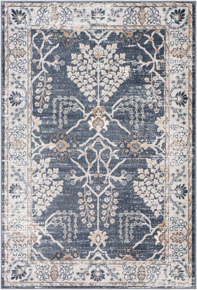 St Tropez Machine Woven Rug — Cream/Denim