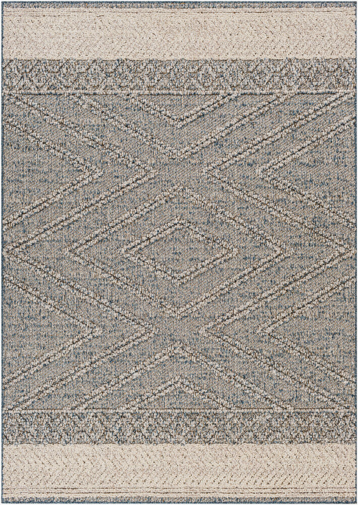 Sarasota Machine Woven Rug — Blue/Brown