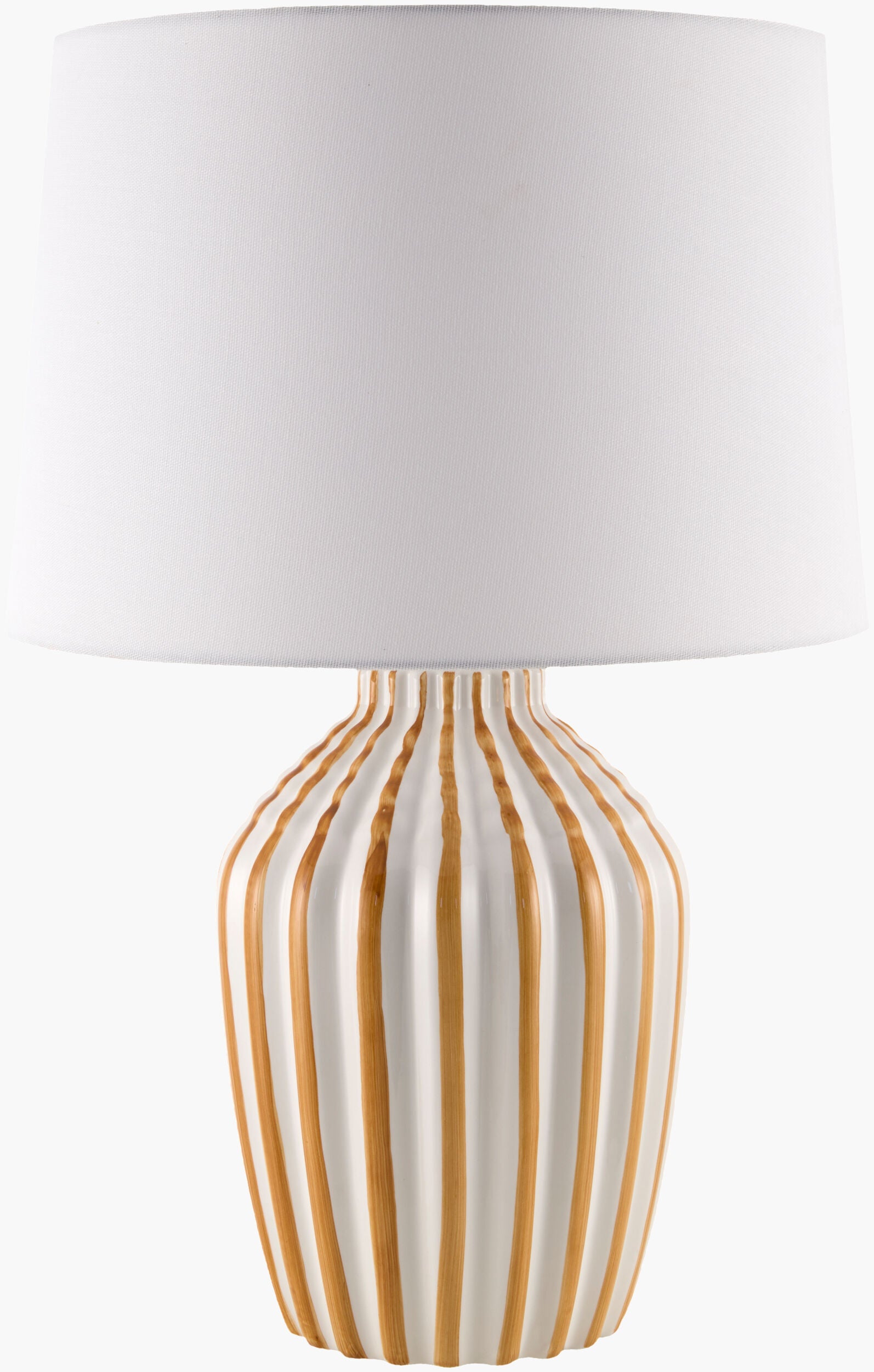 Stratos Accent Table Lamp — Tan